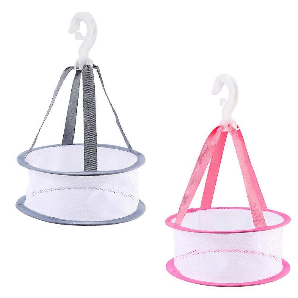 Makeup Sponge Drying Net 2Pcs Assorted Color Polyester Versatile Storage for Home