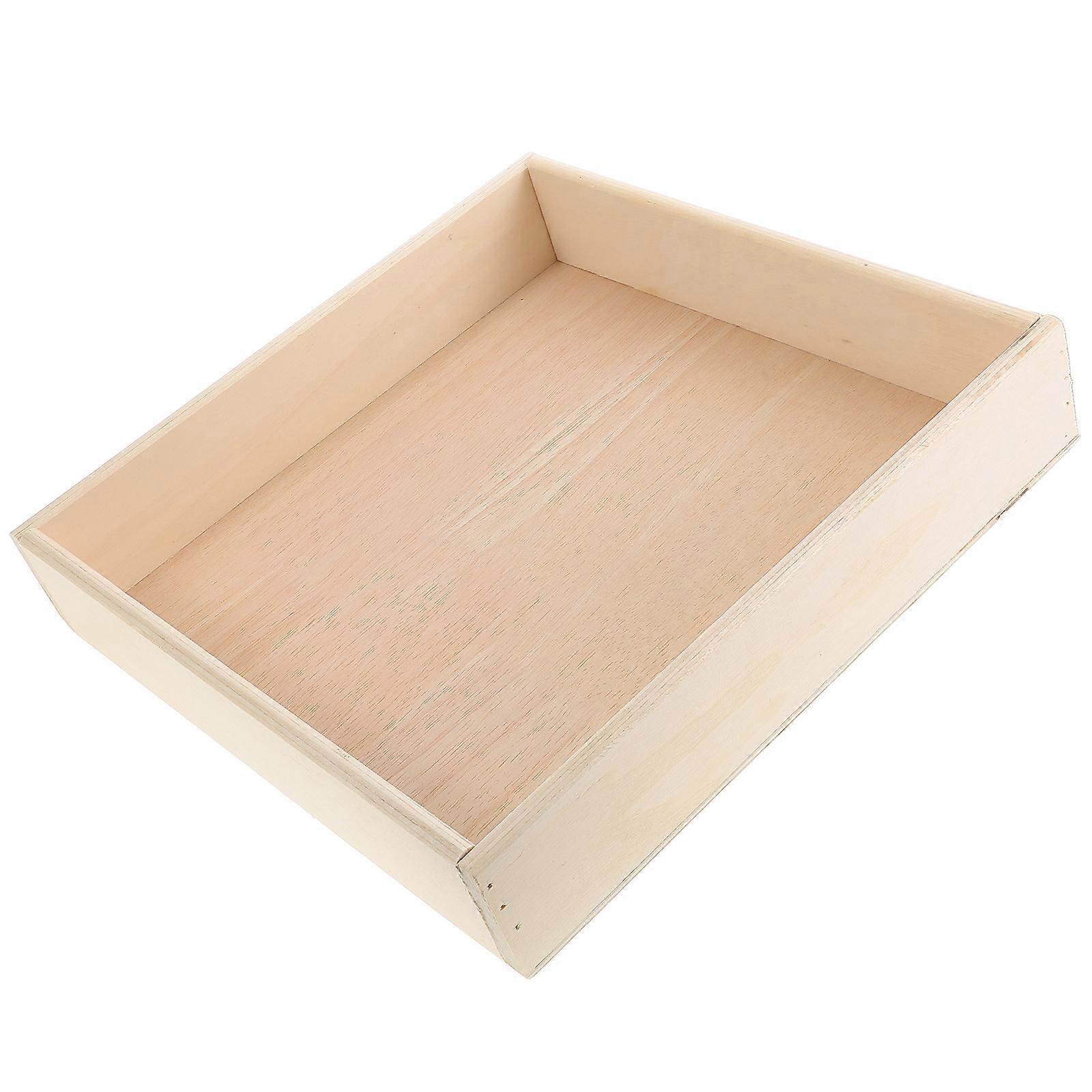 Compact Wooden Sand Tray for Indoor & Outdoor Play – Mini Desktop Sandbox with Creative Storage Box for Kids' Imaginative Activities and Entertainment