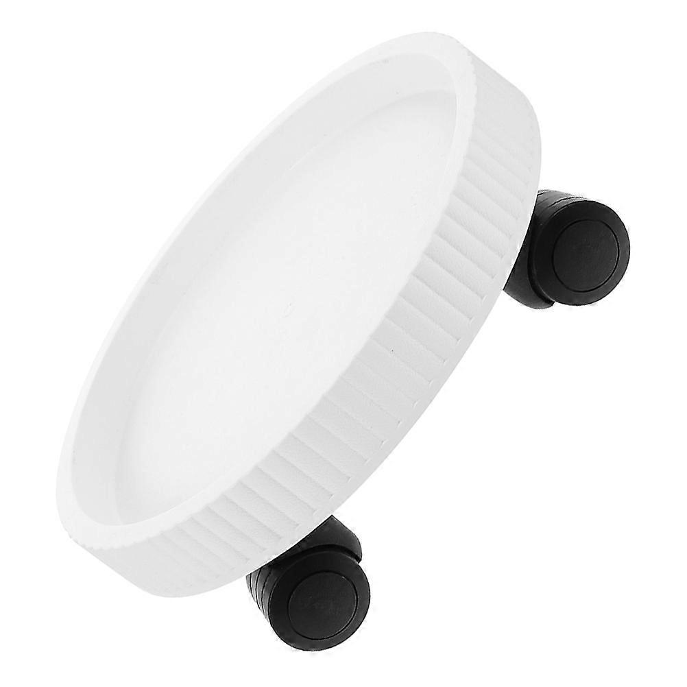 White Rolling Plant Tray with Wheels for Teaching Use Made of Plastic