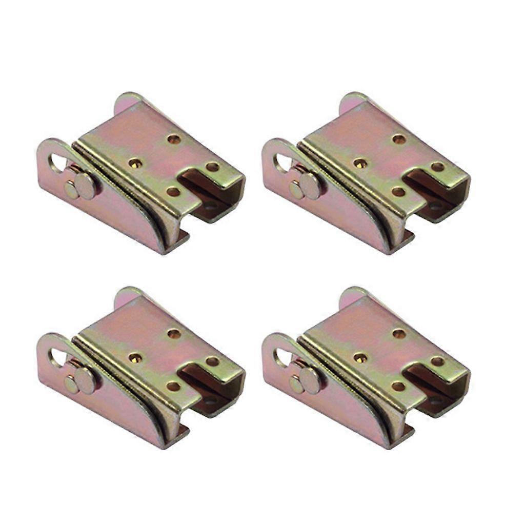 4Pcs Self-locking Hinge 90 Degrees Folding Table Extension Support Bracket