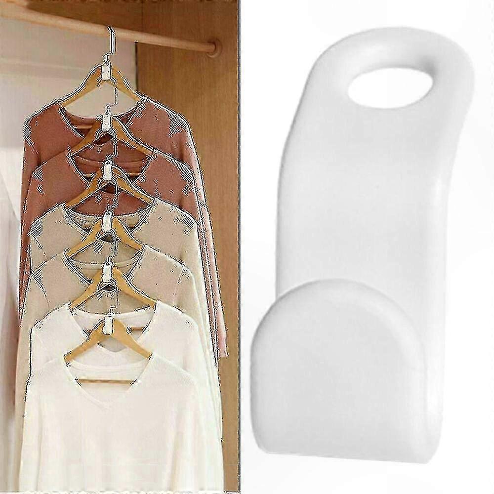 Cascading Closet Hanger Clips for Space-Saving Clothes Organization