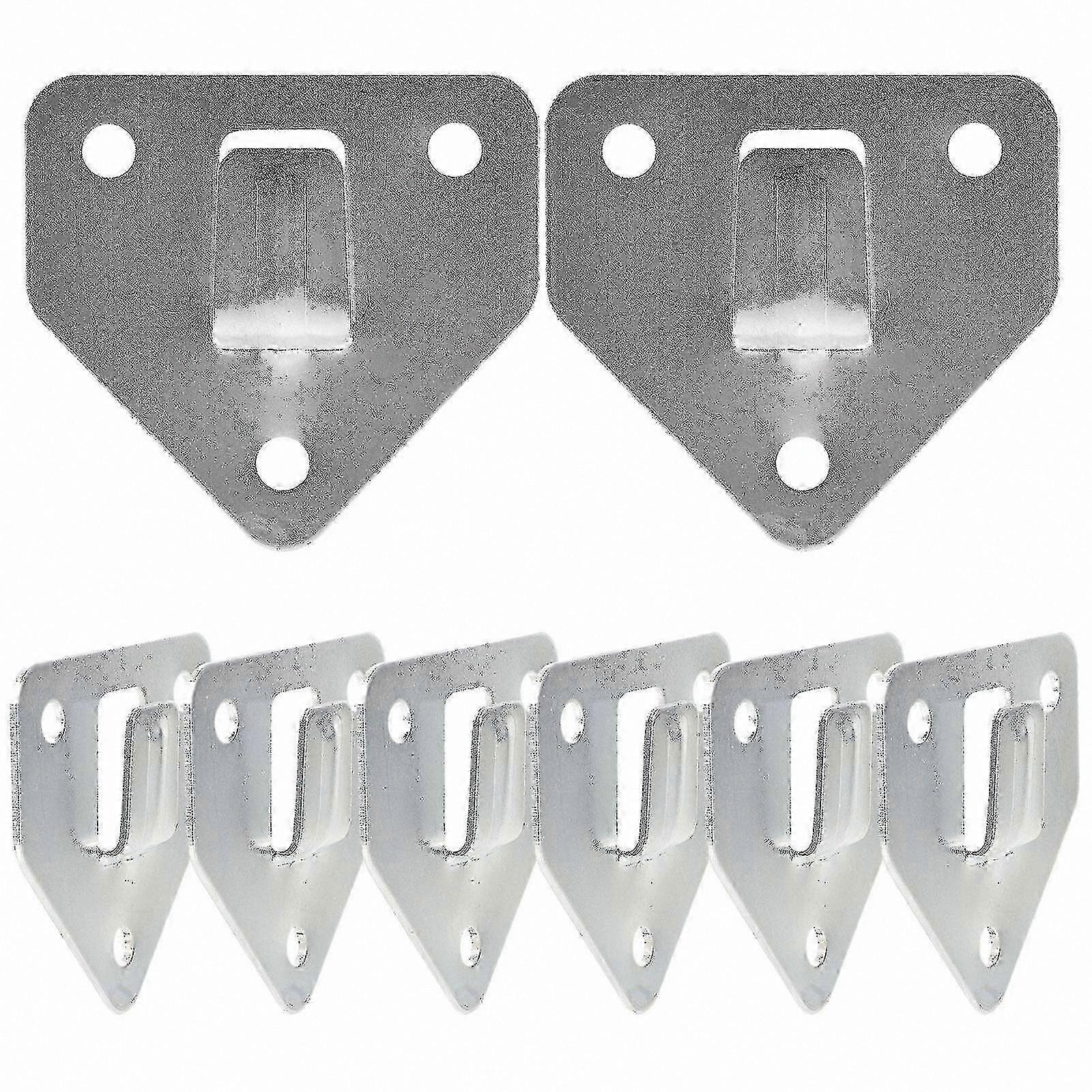 Heavy Duty Wall Mount Fire Extinguisher Holder with 8 Hooks for Secure Storage