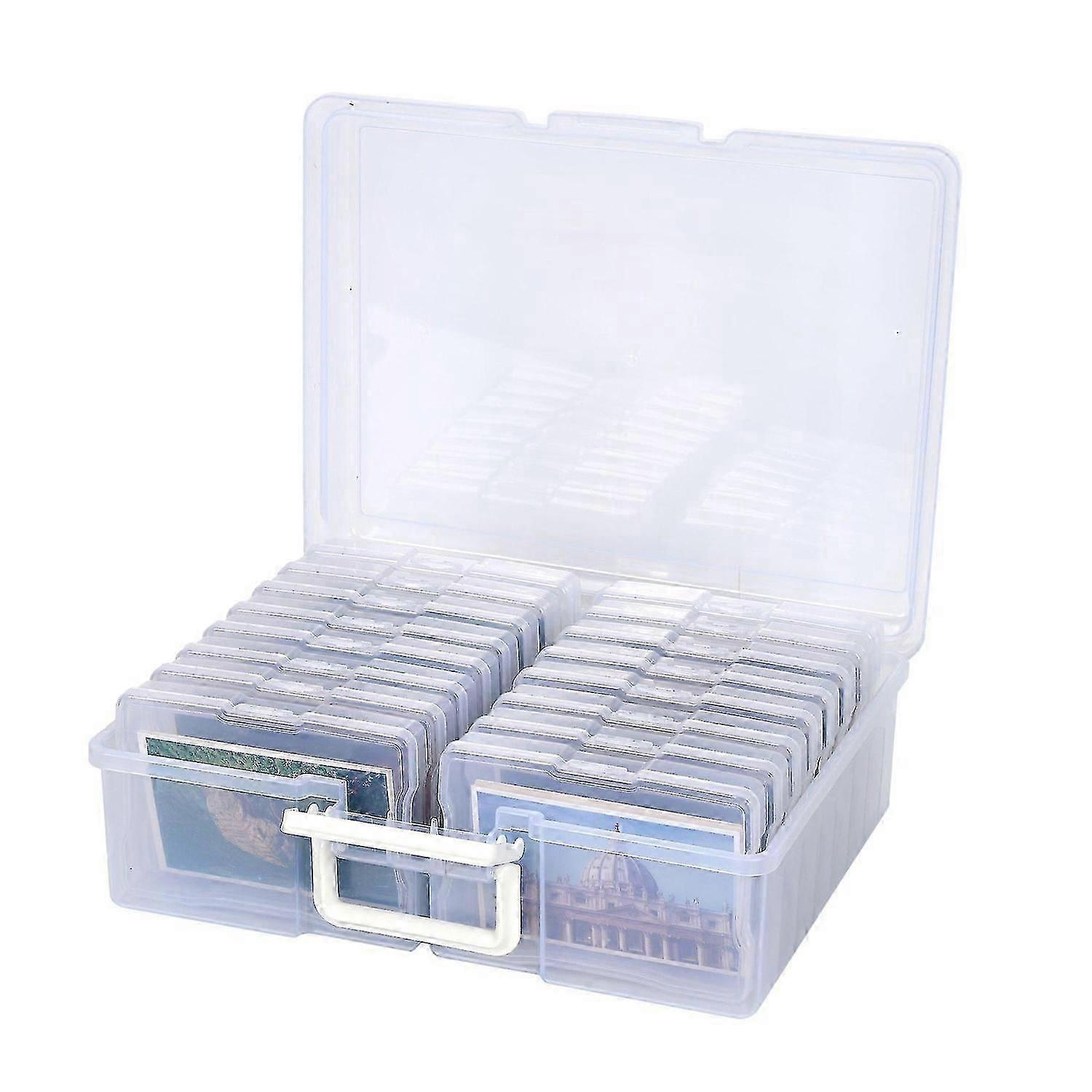 1 Set Photo Storage Box Photo Organizer Storage Photo Box Photo Keeper Container Box
