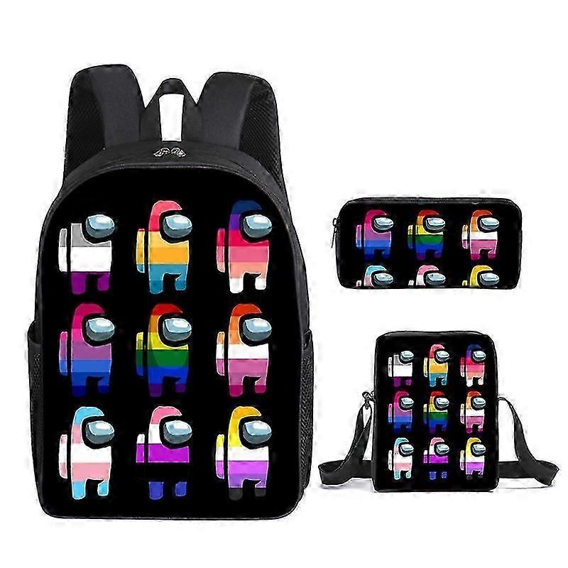 Among Us Gaming Backpack Set - Cool School Accessories for UK Students