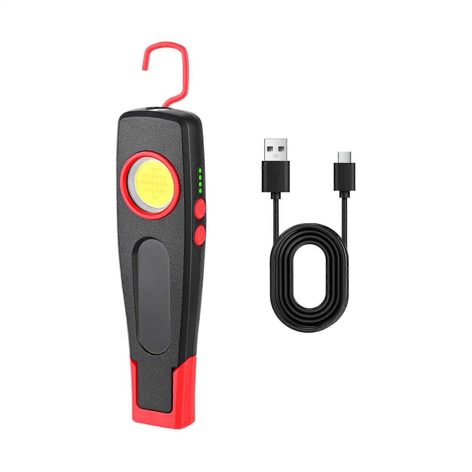 Portable Work Light, MultiAngle Rotatable LED Work Lamp with Rotation  Foldable Magnetic Cordless Light for Workshop Camping Outdoor Car