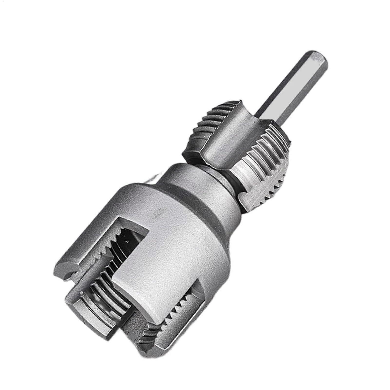 Water Pipe Internal Threader, 3/4 Inch, Double-Ended With Double-Sided Cutting Edges, DIY Drill Accessory