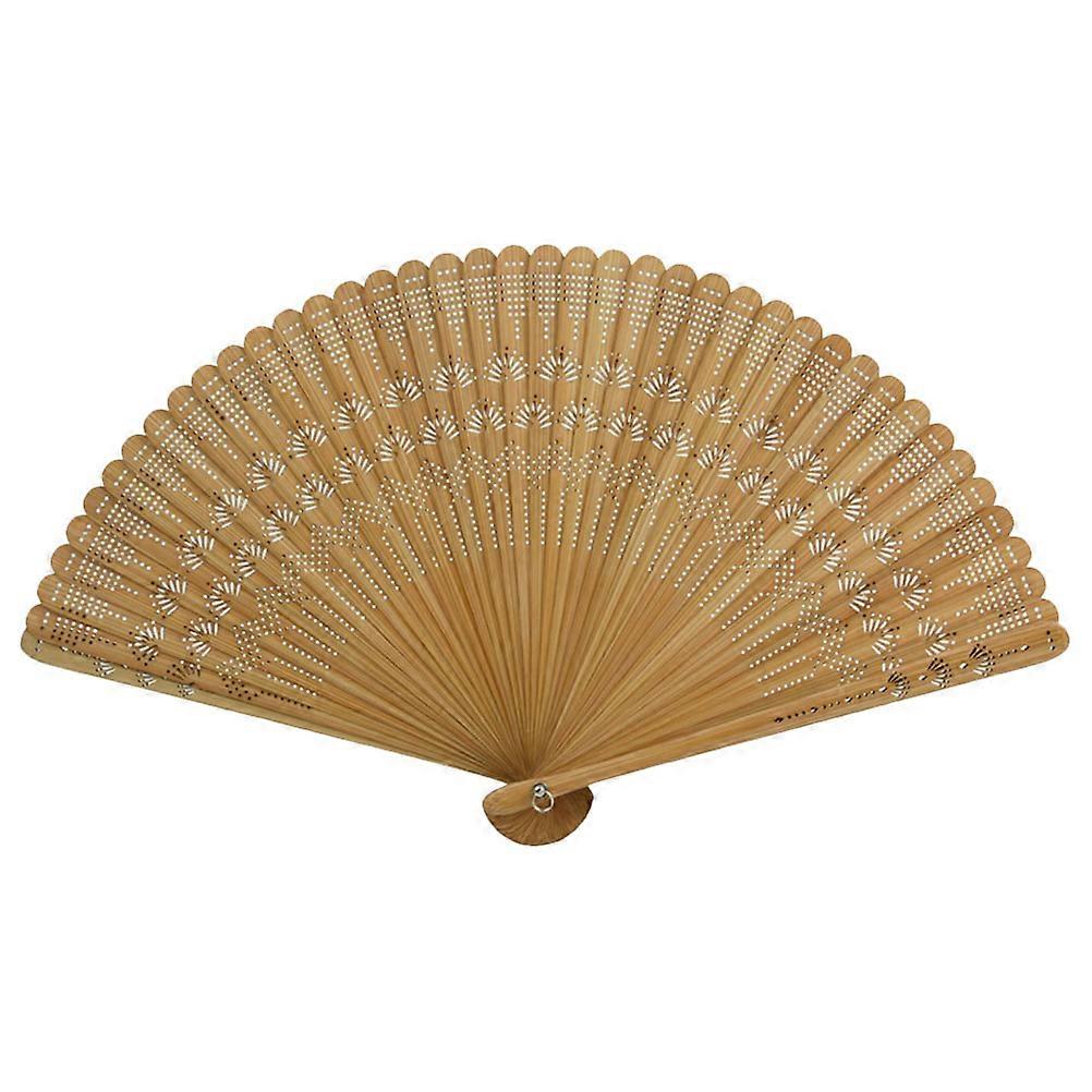 Handmade Bamboo Folding Fan Japanese Style 1 Set for Women