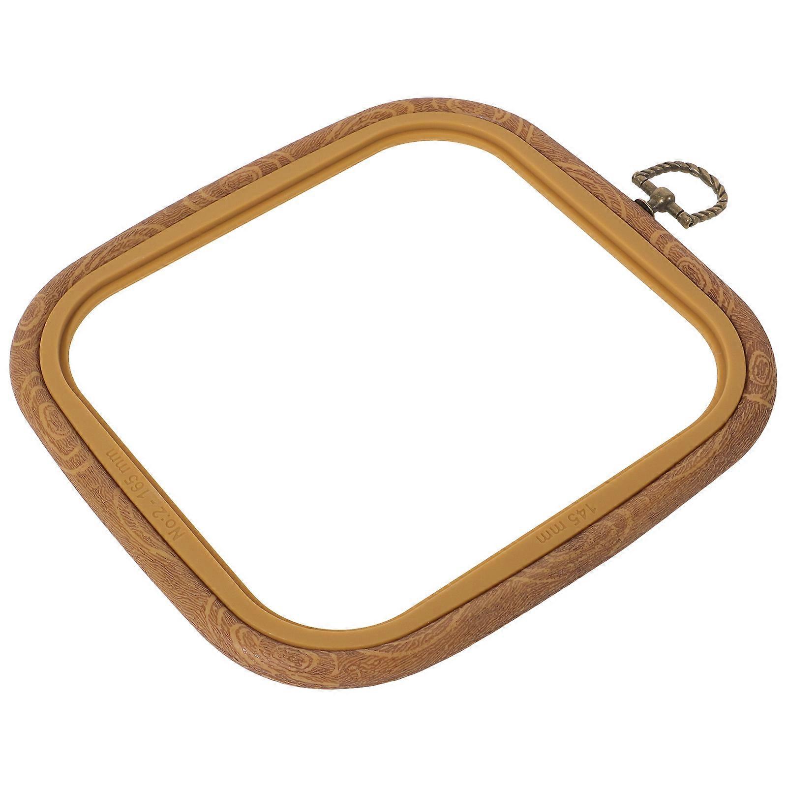 Reusable Embroidery Hoop Sewing Tool For DIY Projects 18.5X21CM Multi Color Durable 1Pcs