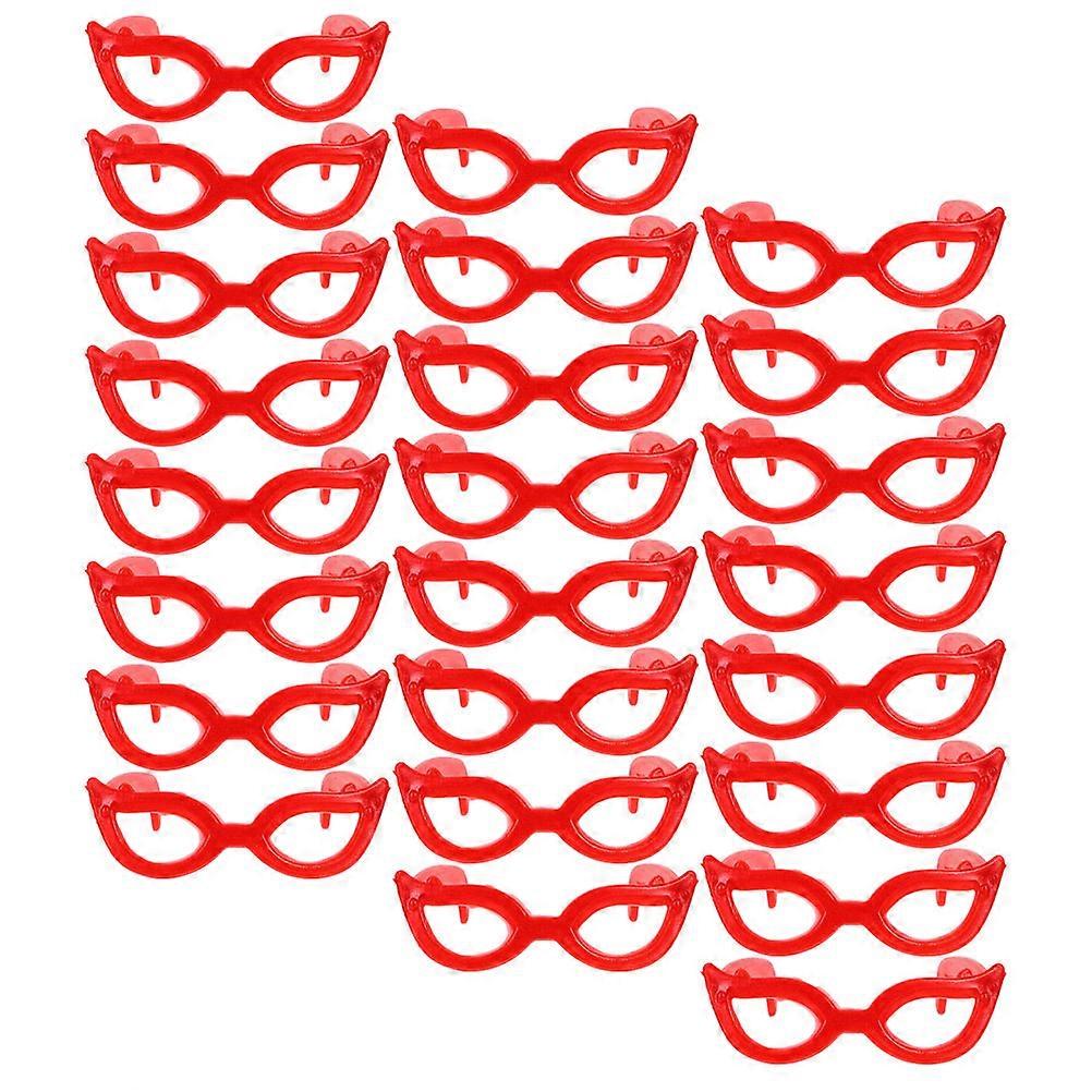 60pcs Mini Doll Glasses Models Toy Accessory Props Sunglasses for Dolls Costume