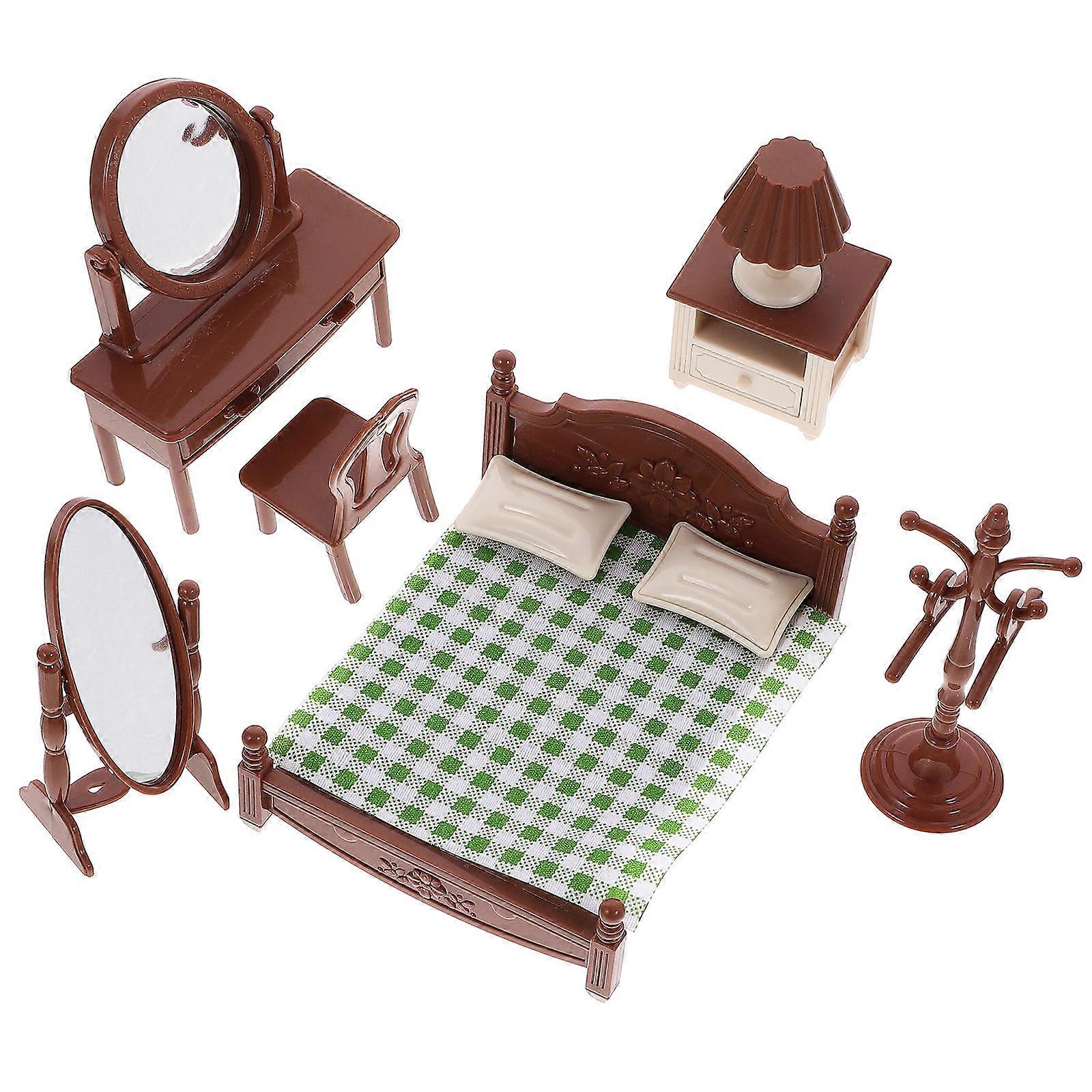 Assorted Color Miniature Furniture Model For Family Interaction Doll House Decor 1 Set Toy