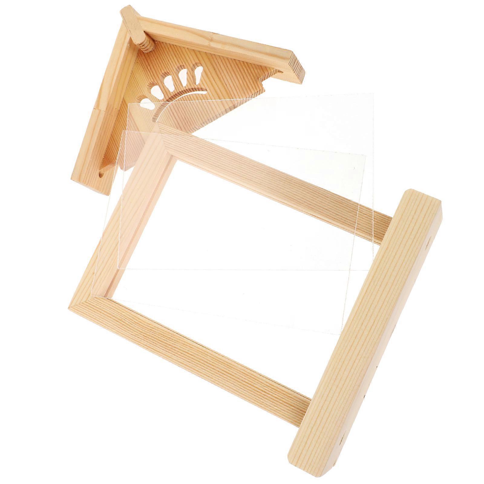 Wooden Picture Frame for Displaying Photos in Light Yellow Color Small Gift for Picture Use 4x6