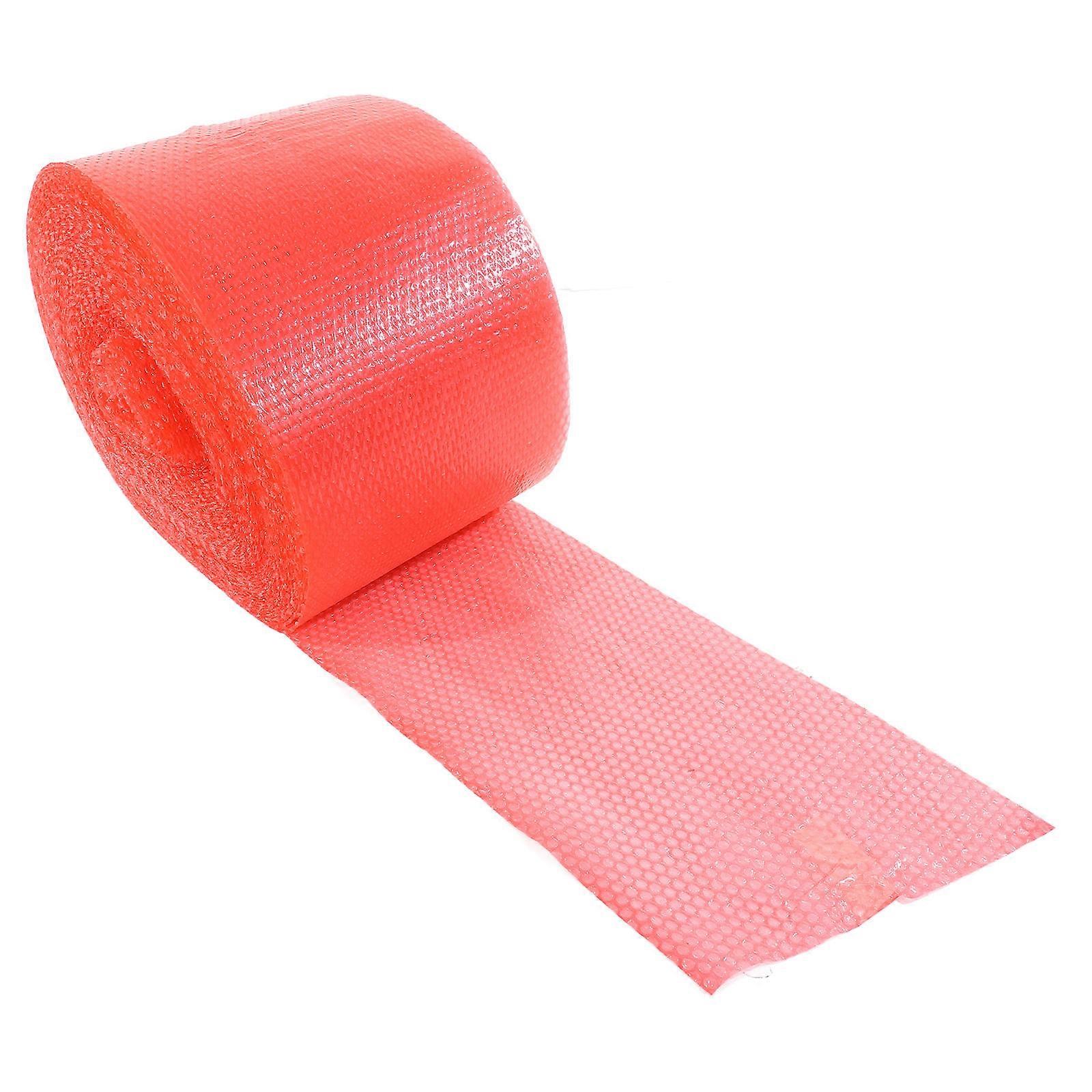 Thick Bubble Roll Bubble Pack Red 53m X 30cm X 0.5cm Packaging Supplies For Storage Pouch 1Roll
