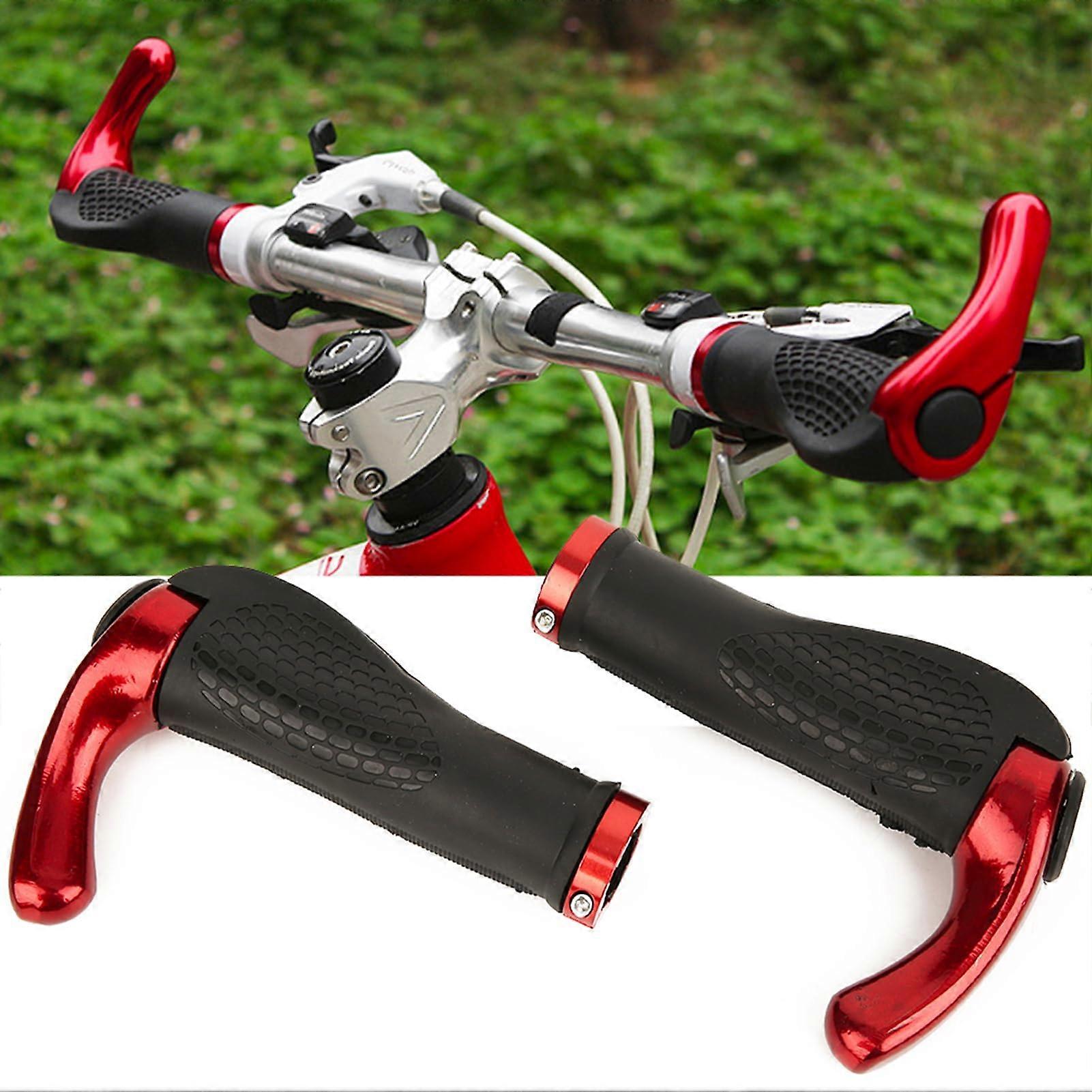 Bicycle Accessories Handlebar Grip With Lock, Lightweight Shock-Absorbing Gear For Bikes, Compatible With Standard Bars