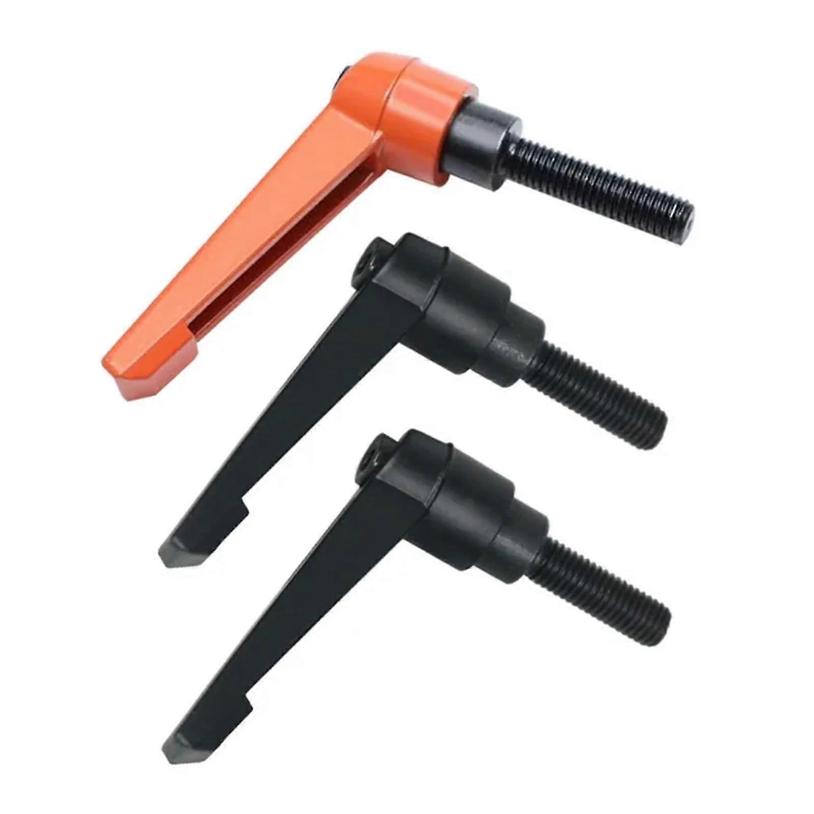 2025 1pc Alloy Steel Clamping Lever Machinery Adjustable Handle Clamping Handle Screws Bolt Locking External Male Thread Knob M4M12(Black,M6x70)