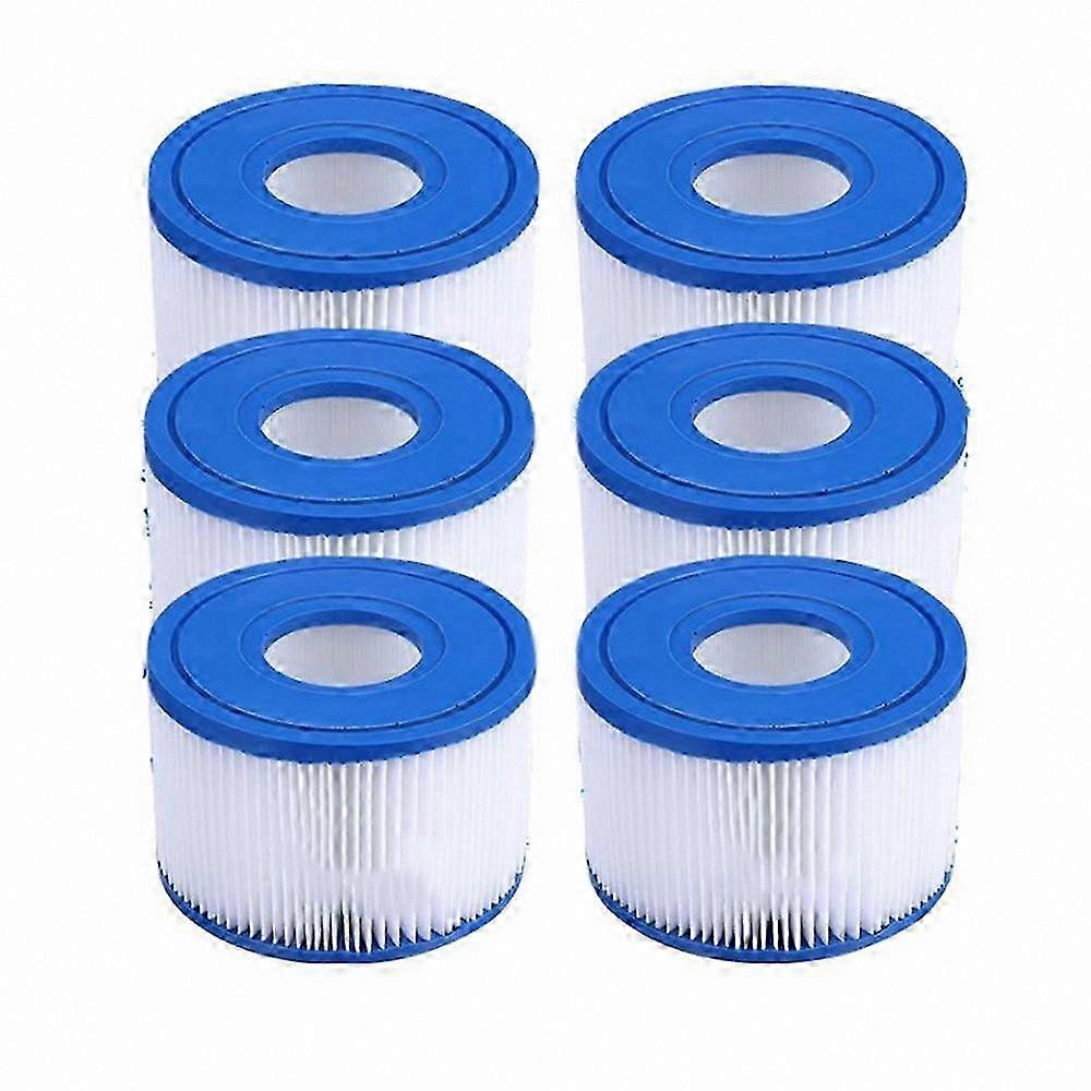 Paquet de 6 filtres de remplacement de type S1 pour spas et piscines