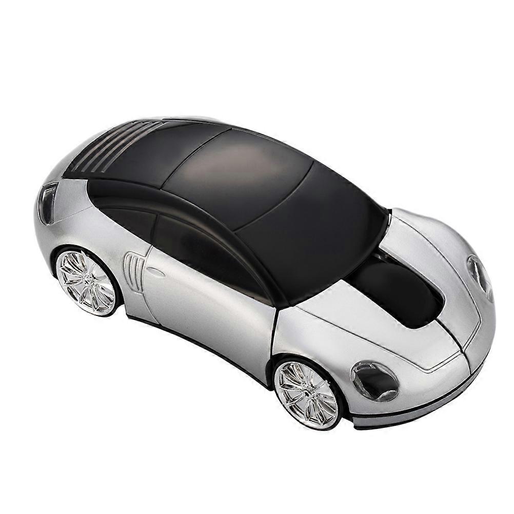 Optical Mouse Wireless Mice 1600 Dpi Precision Silver for Computer Accessories