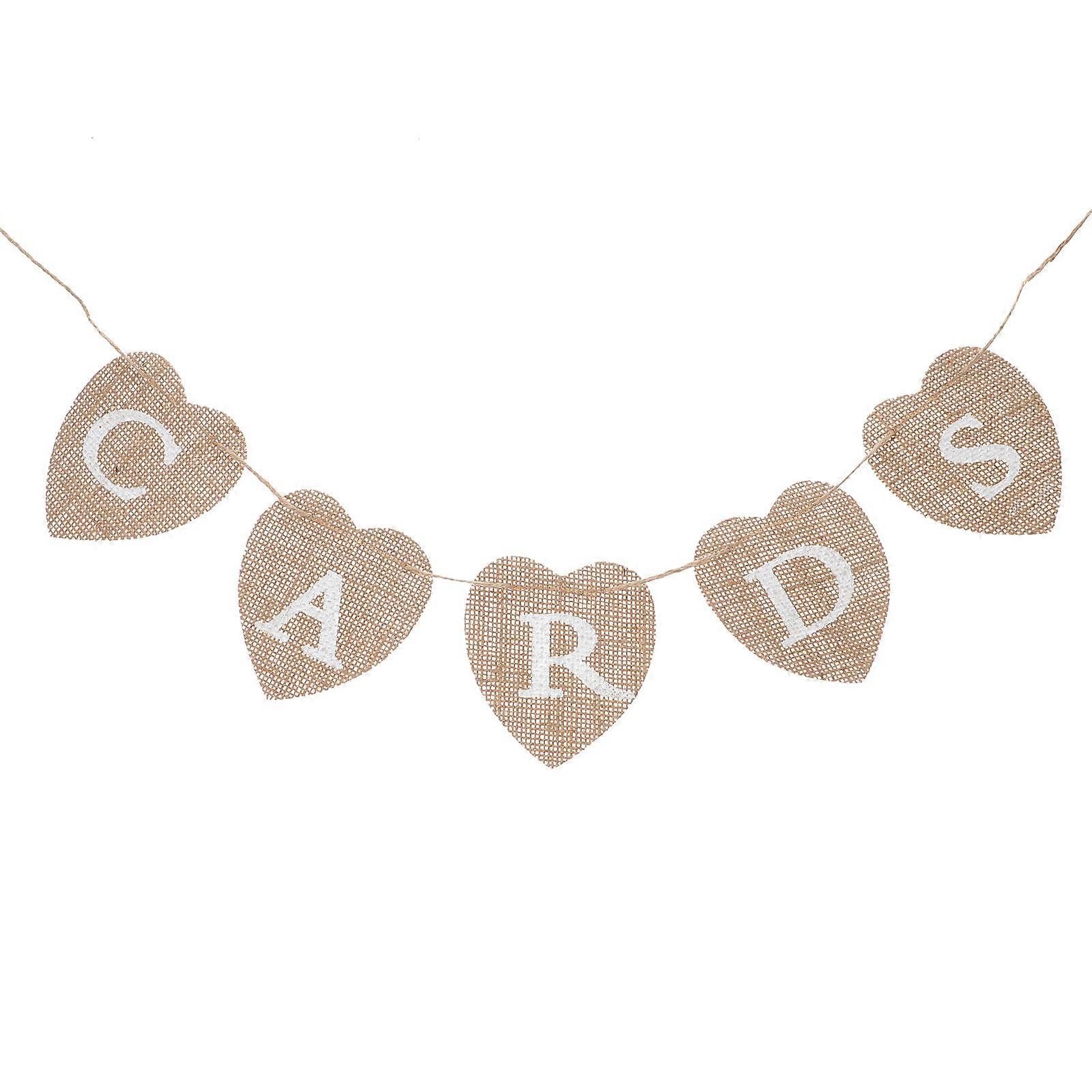 Hessian Bunting Multi Decor Banner for Rustic Charm Events