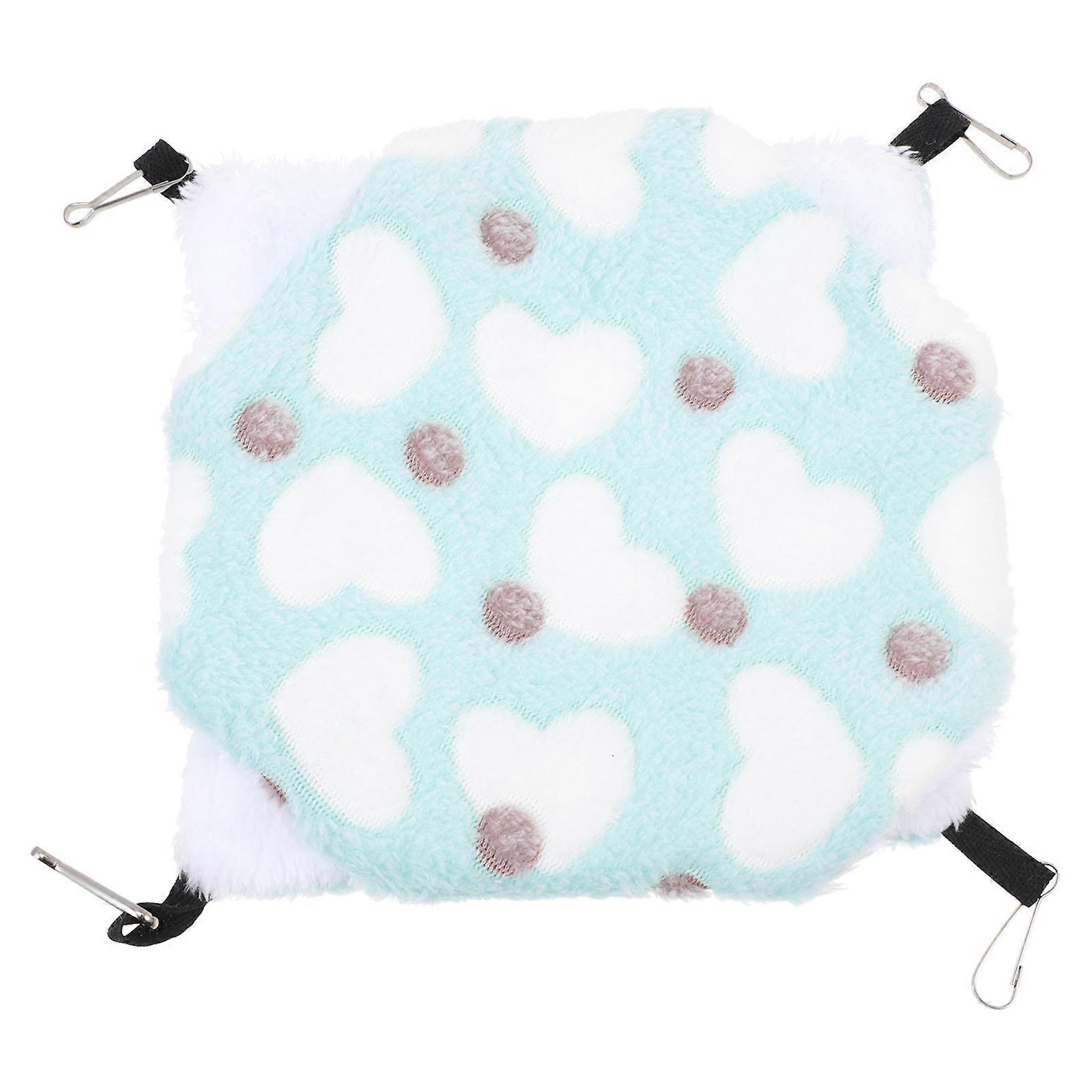 Comfortable Pet Hammock For Hamsters And Other Small Pets With Swinging Functionality In Green Color Ideal For Cage Fixation 1Set