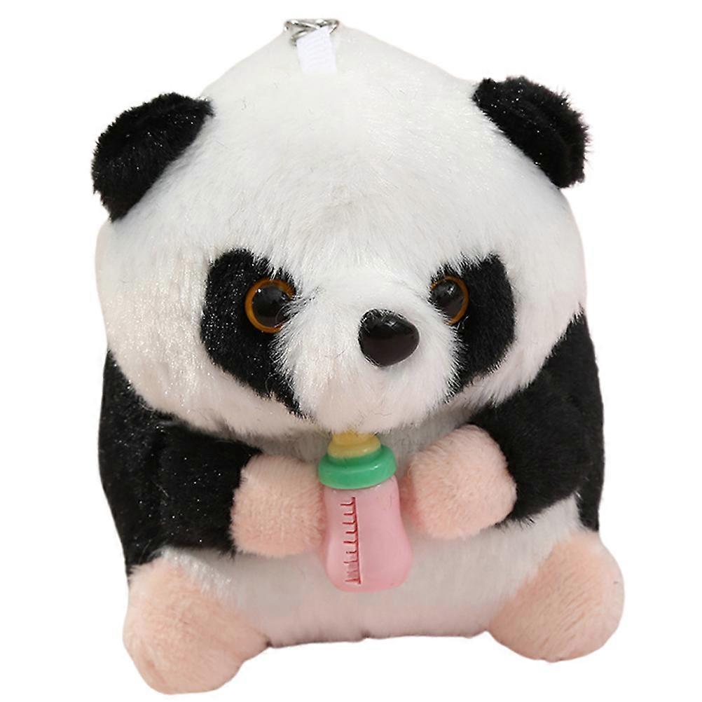 Soft Plush Panda Keychain Charm   Cute Cartoon Bag Pendant Accessory for Keys, Backpacks & Handbags   Easy to Use Decorative Design for Teens & Adults