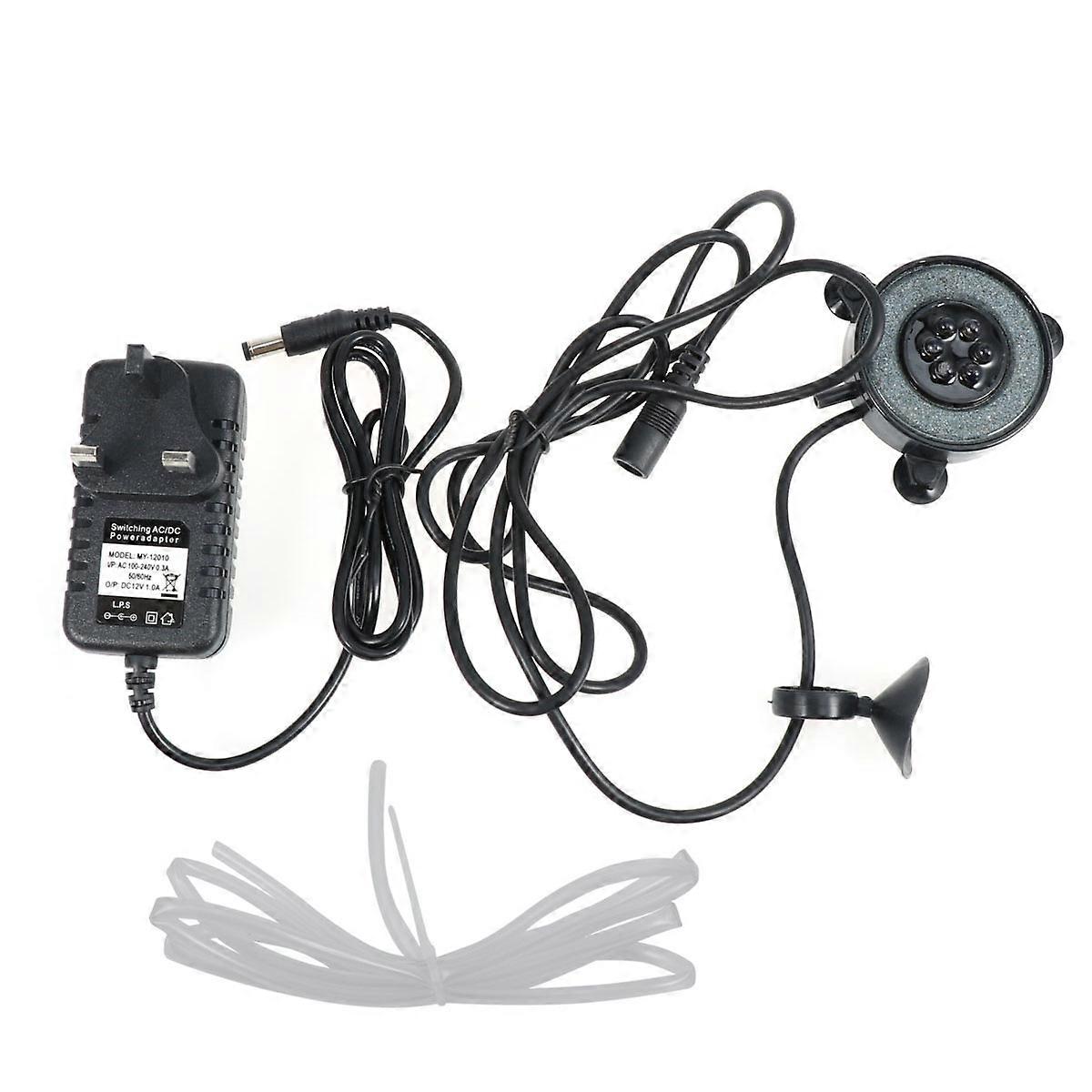 Underwater Led Lights 6 LEDs Aquarium Light Air Bubble Lights Assorted Color Waterproof 1 Set