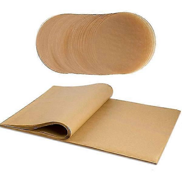 Baking Paper Round and Rectangular, 200 pcs Non-stick Pre-cut Baking Paper