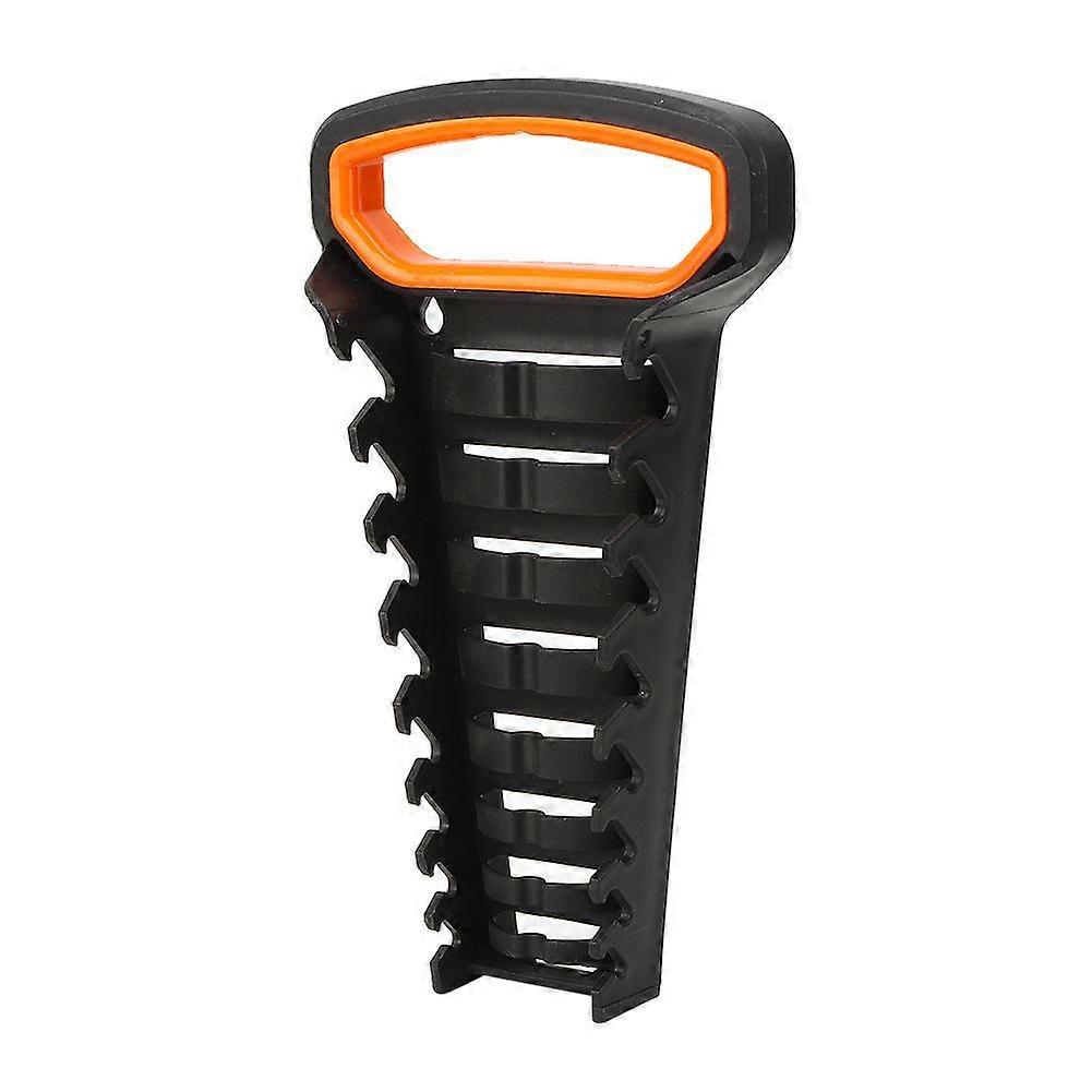 Tool holder bracket for 8 wrenches with wall mount