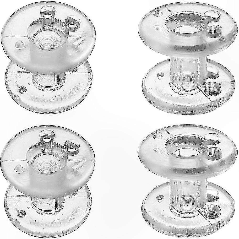 Adjustable Shade Tensioner Clips with Cleats for RV Window Blinds, 4 Pack Clear Hold Down Spools