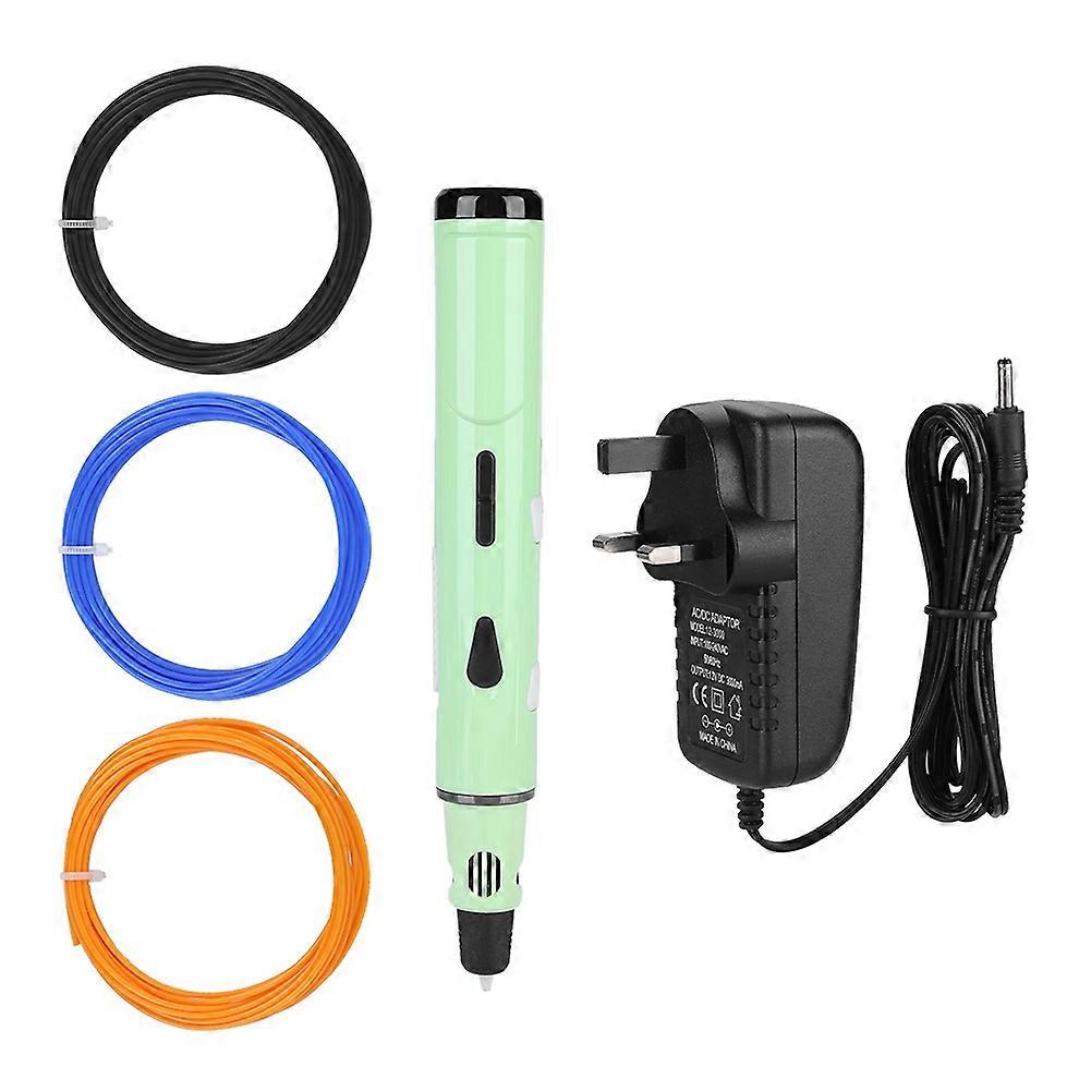 3D Printing Drawing Pen Modeling Filament ABS/PLA Printer Tool Set for Student/Child Green