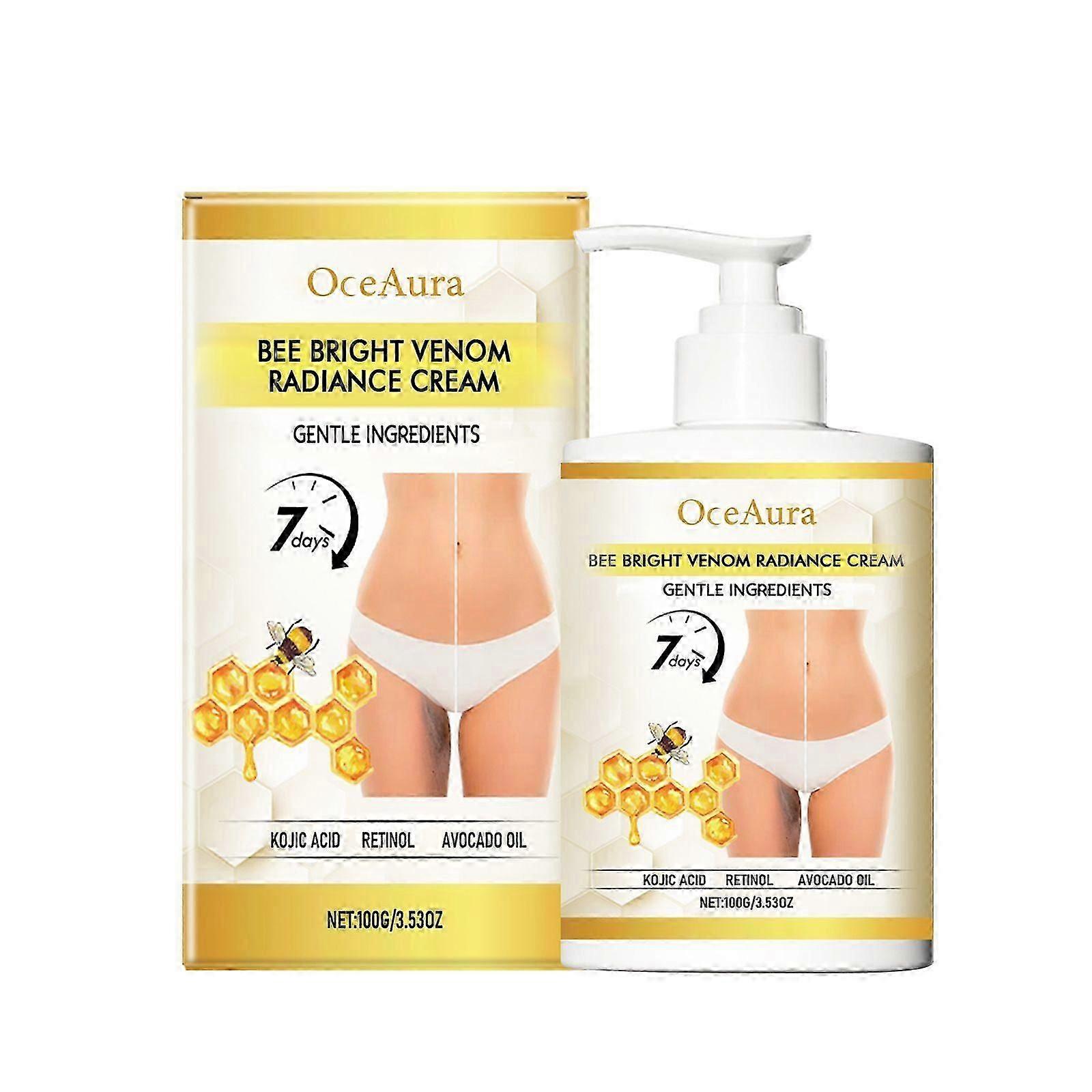 Anti-Aging Firming Cream, New Professional Bee Venom Skin Firming Wrinkle Reducing Cream, 24-Hour Moisturizing Body Paste, Restore Elasticity for All
