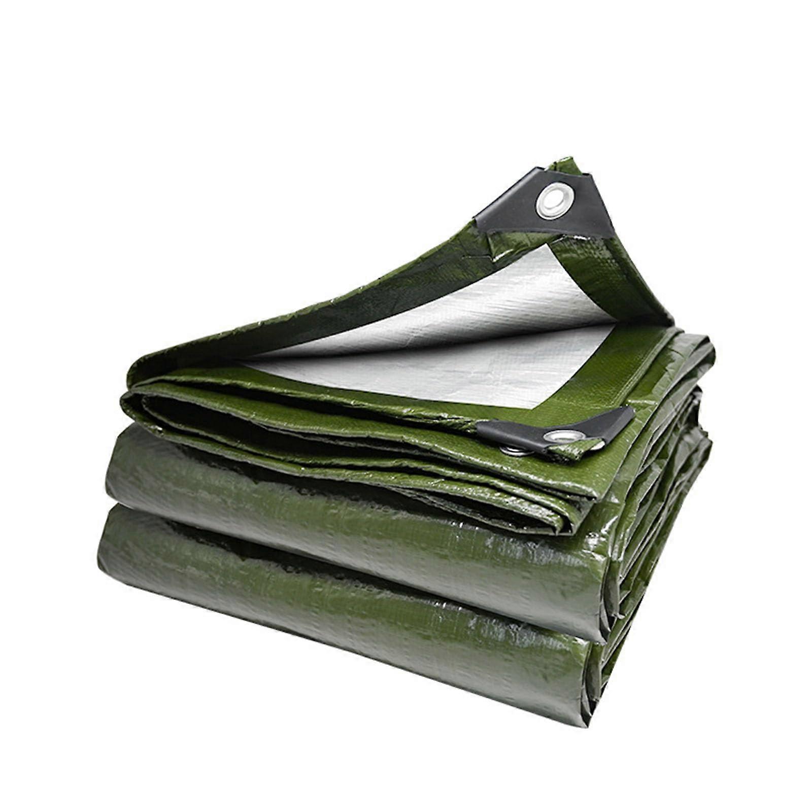 Waterproof performance tarpaulin garden ground sheets for camping, tent footprint, large green 2*12m, green 2*12m.