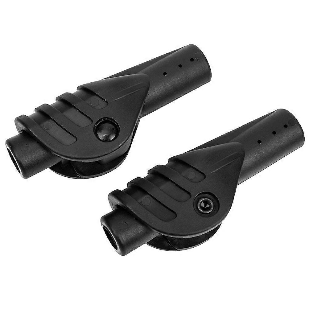 Tent Pole Joints For Tent Accessories Suitable For DIY Builders Using Corrosion Resistant Technology In Black 2Pcs