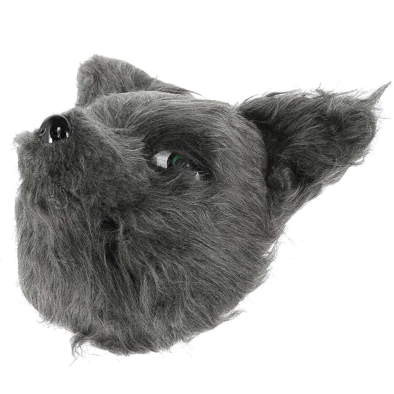 Furry Animal Mask Funny Masquerade Costume For Halloween Events 48X37cm Unique Design 1Pack