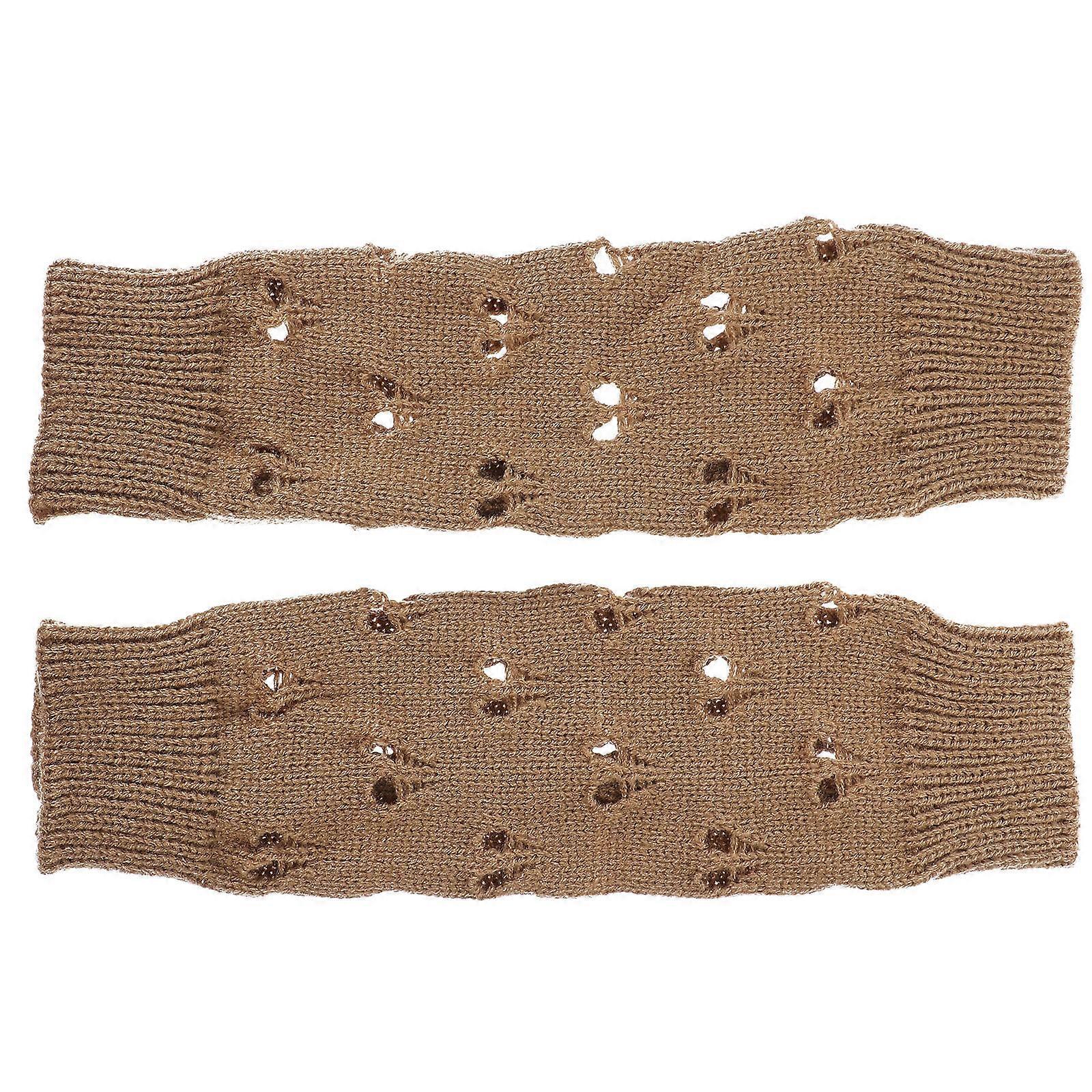 Women Outdoor Warm Gloves Fashionable Crochet Gloves For Girls Camping Protection 1 Pair