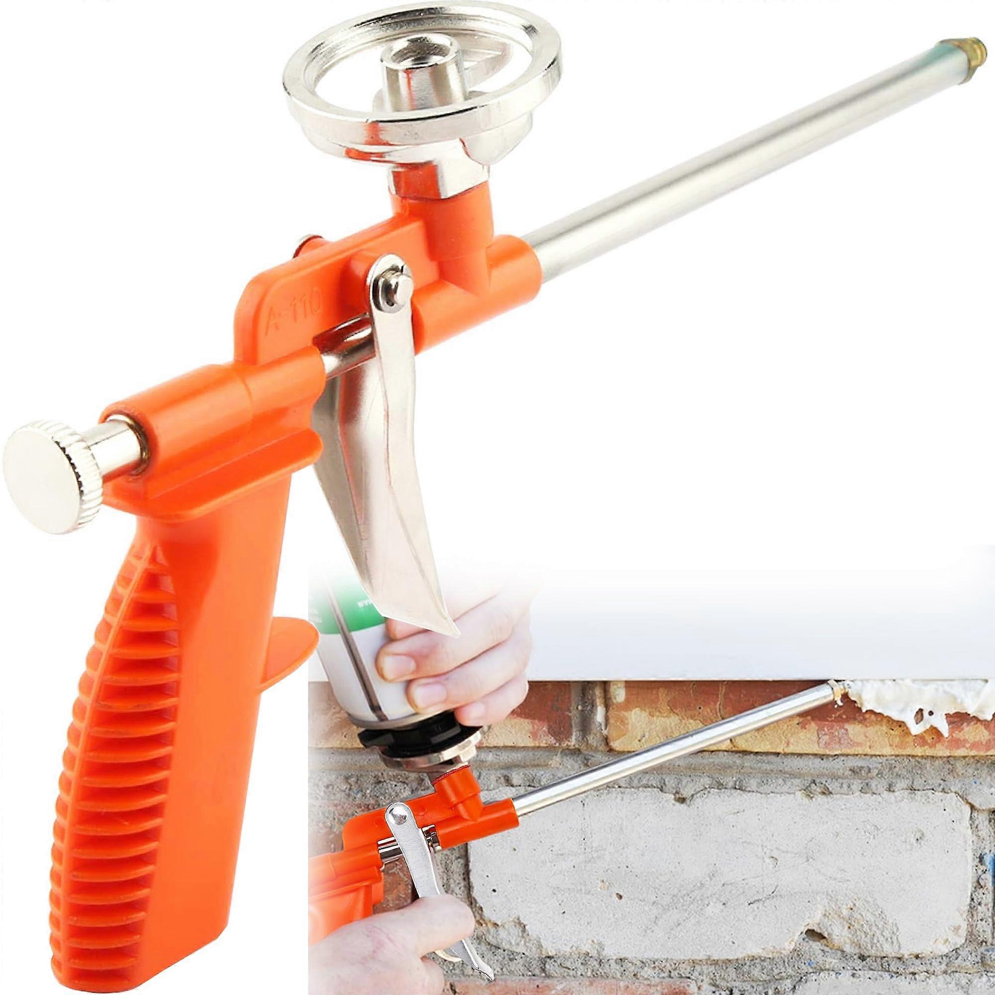 Foam Gun, Professional Construction Foam Gun,  Performance Construction Foam Gun,  Expanding Foam Gun, Foam Dispenser Gun, Metal Dosing Gun, Red