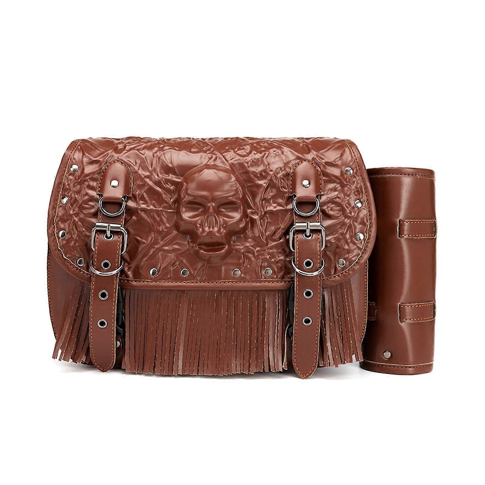 Brown side pocket tool pack