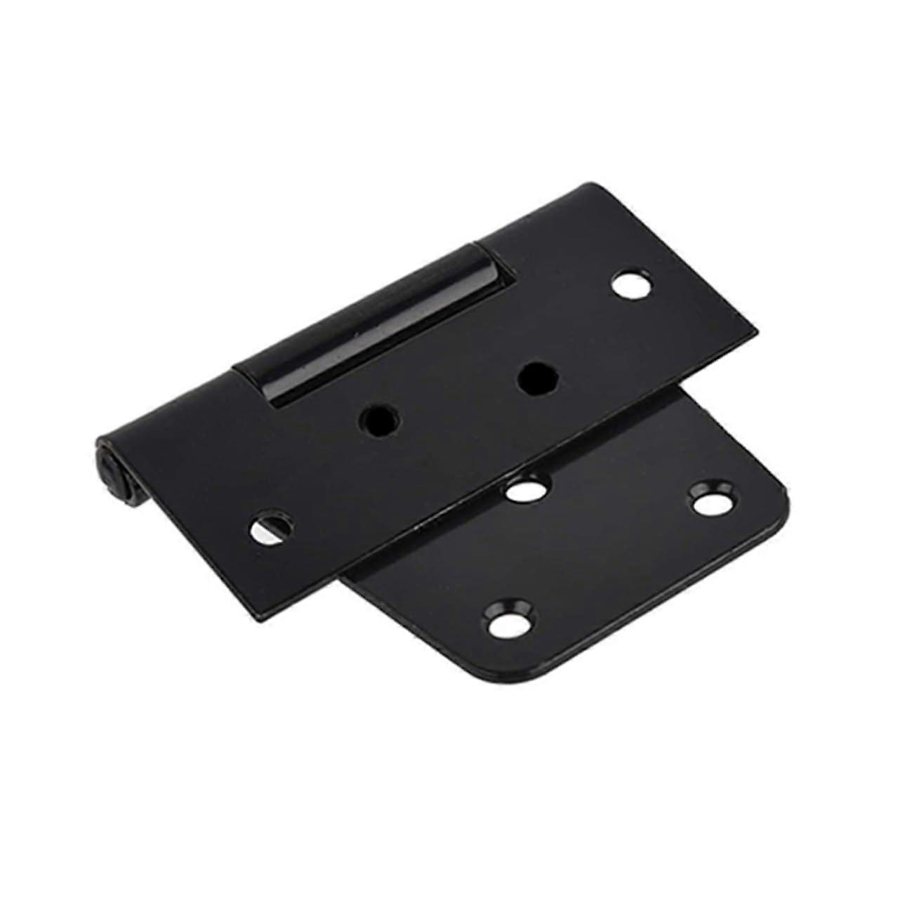 Heavy Duty Door and Window Hinge Carbon Steel Black 1 Piece External Window Hinge Universal Compatibility