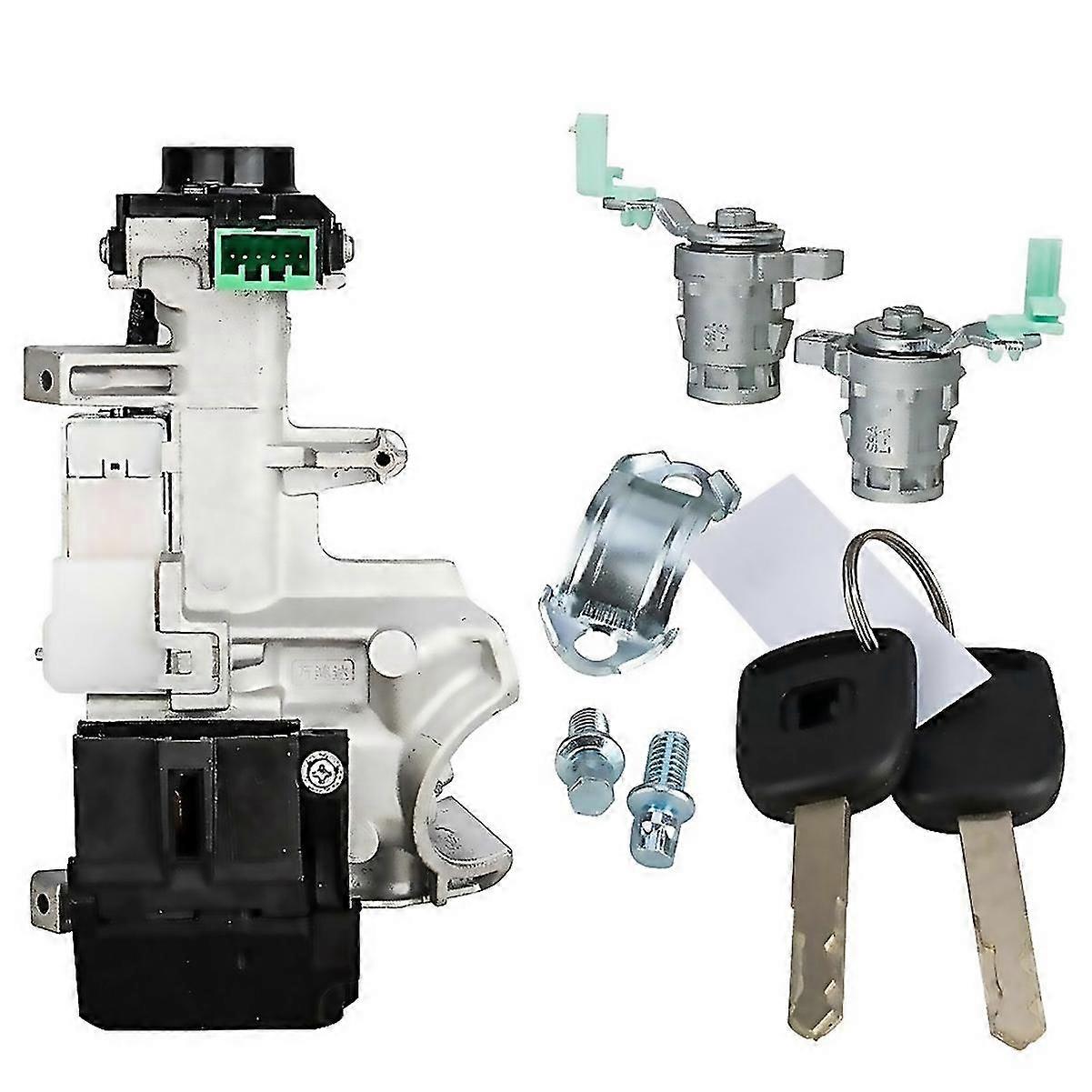 For Car Door Lock Ignition Switch With Keys Complete Set For Honda