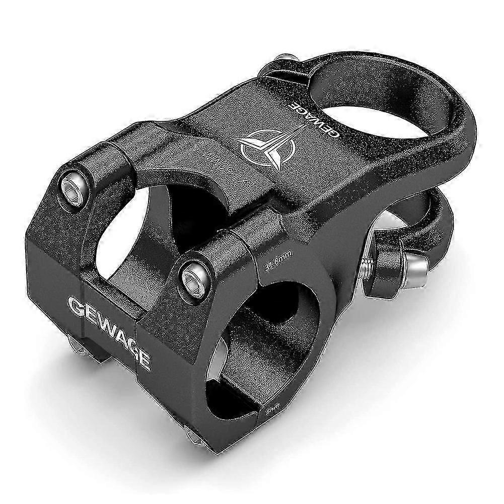 Short Handlebar Stem for Road and Mountain Bikes - 31.8mm Diameter with -8 Degree Angle