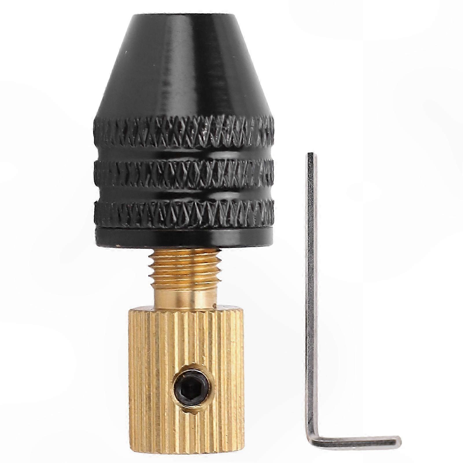 Quick-Change Drill Chuck Adapter with 2.3mm Screwdriver Converter and 0.5-3.2mm Clamping Range for Versatile Tool Use