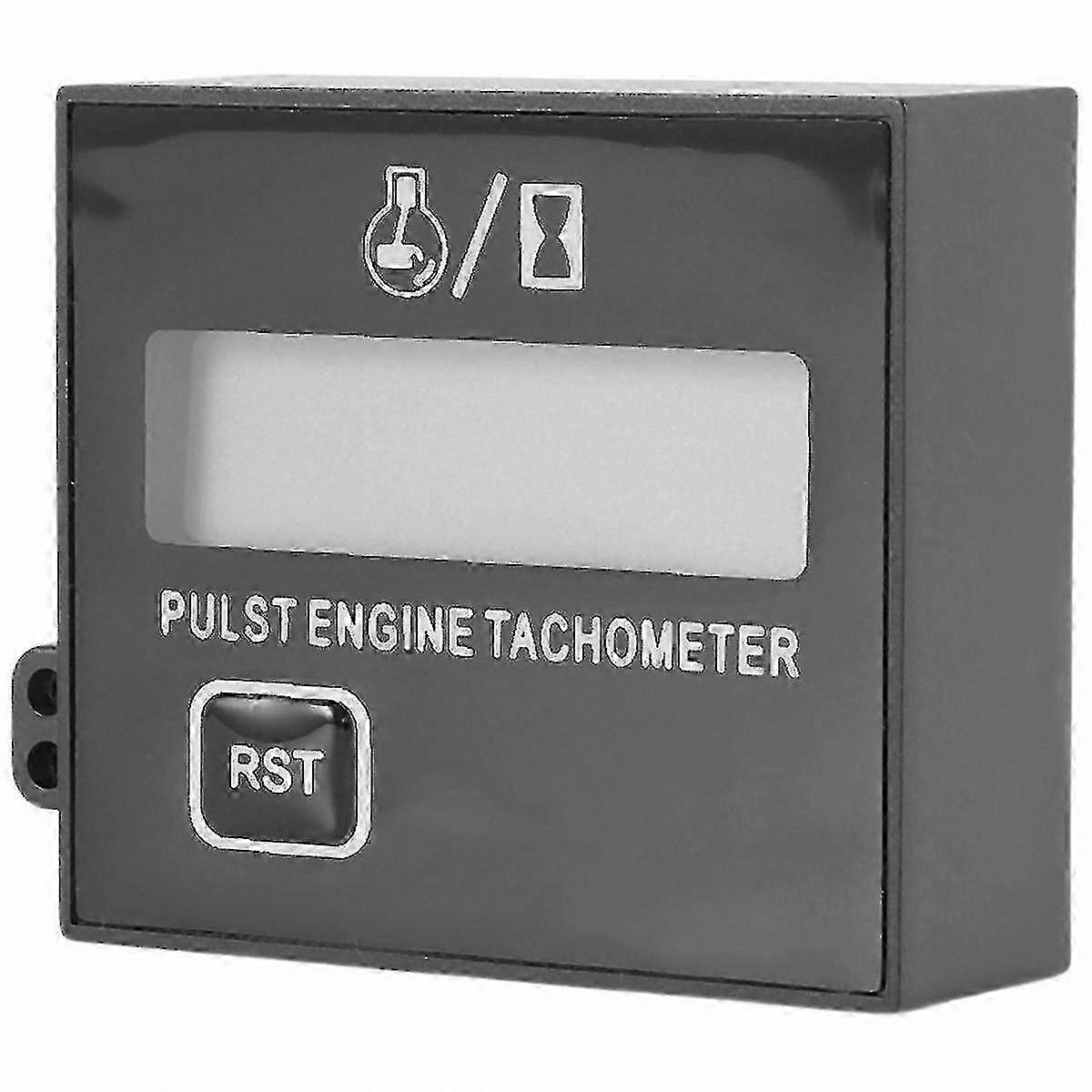 Digital Tachometer for Gas Engines, Waterproof RPM Meter with Battery, Compatible with 2/4 Stroke Chain Saws and Mowers