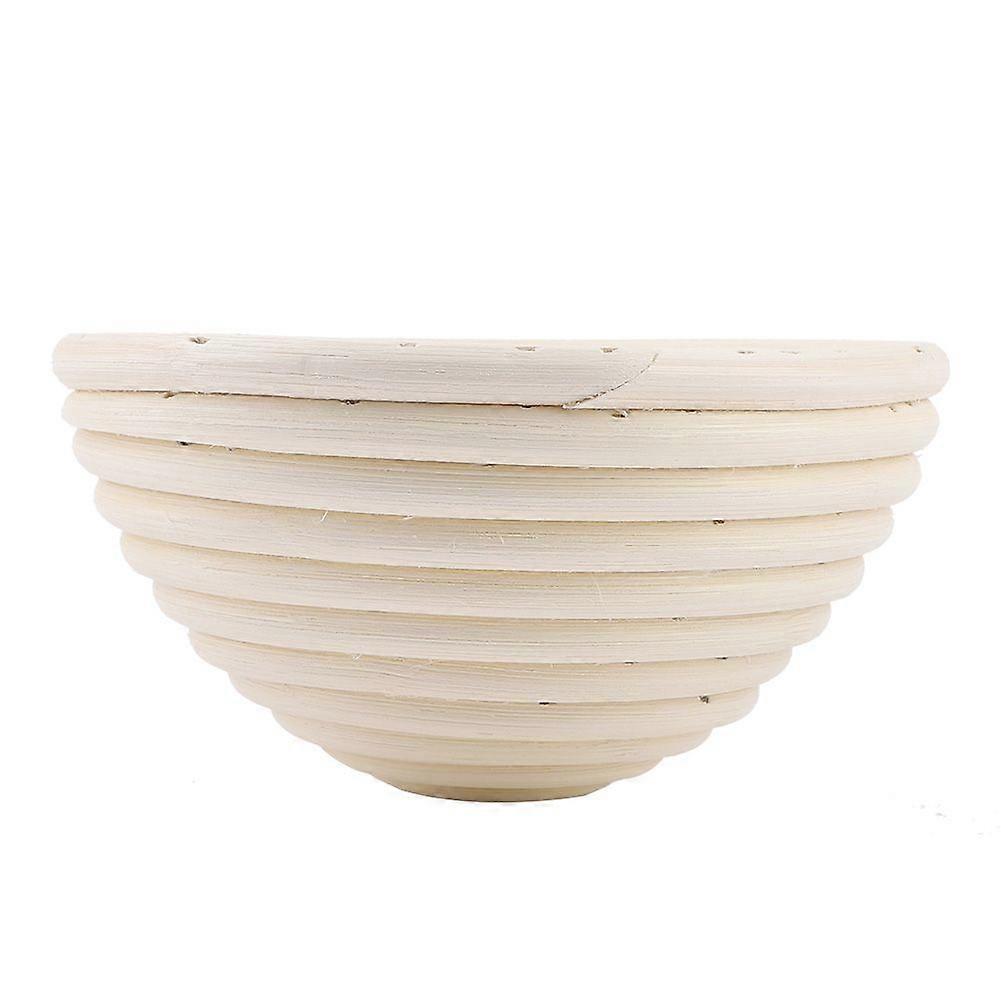 Handmade Round Bread Basket, Craft Rattan Basket, Bread Basket, Baking Tool (13 x 13 x 6 cm)