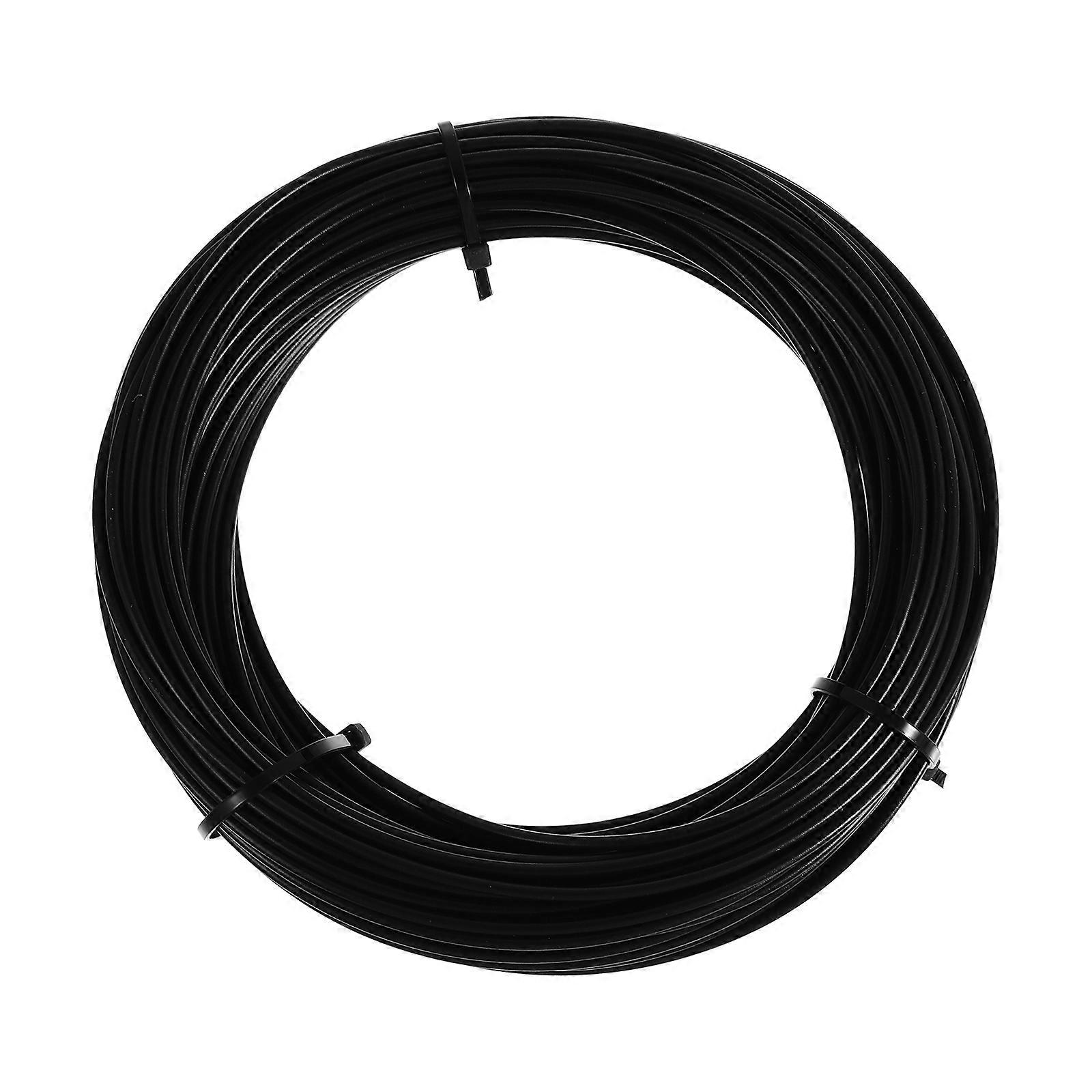 Black Stainless Steel Cable with PVC Coating Flexible and Durable for Hanging Use 25 meters