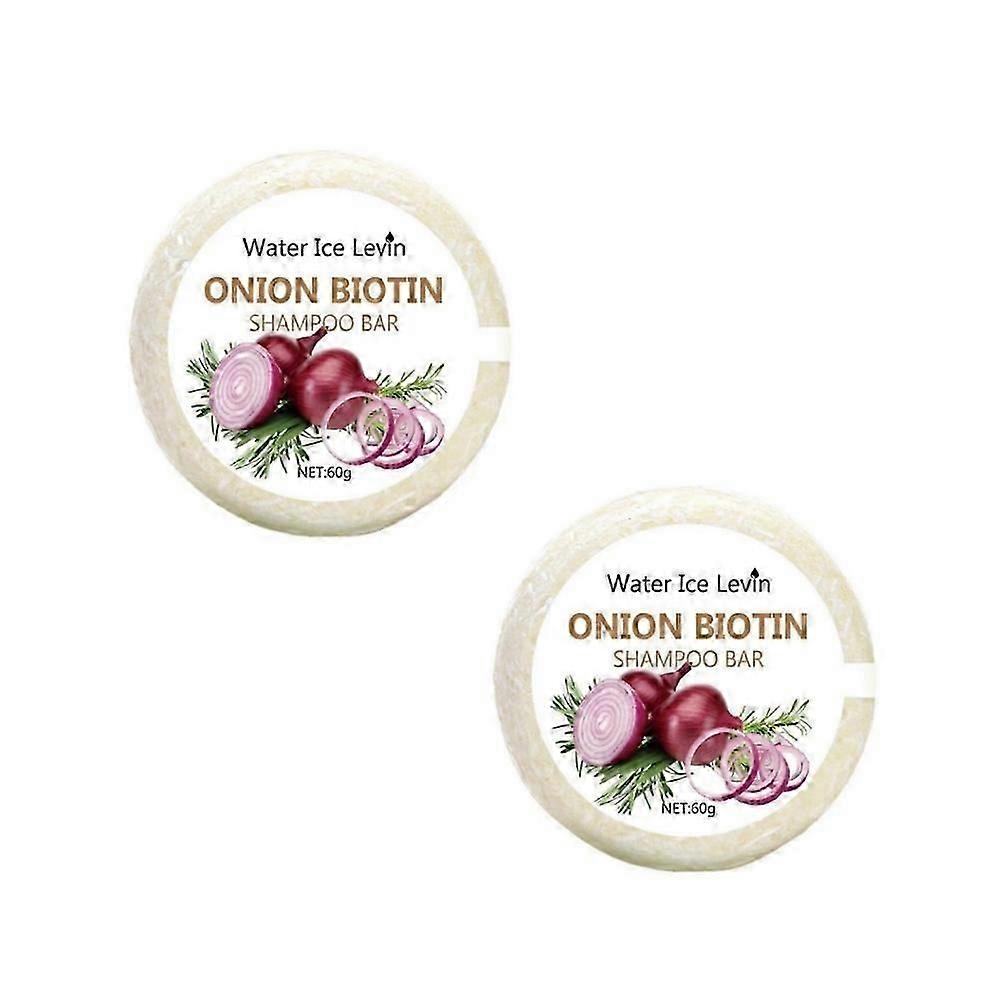 Onion & Biotin Shampoo Bar - Moisturising Soap for All Hair Types and Conditions