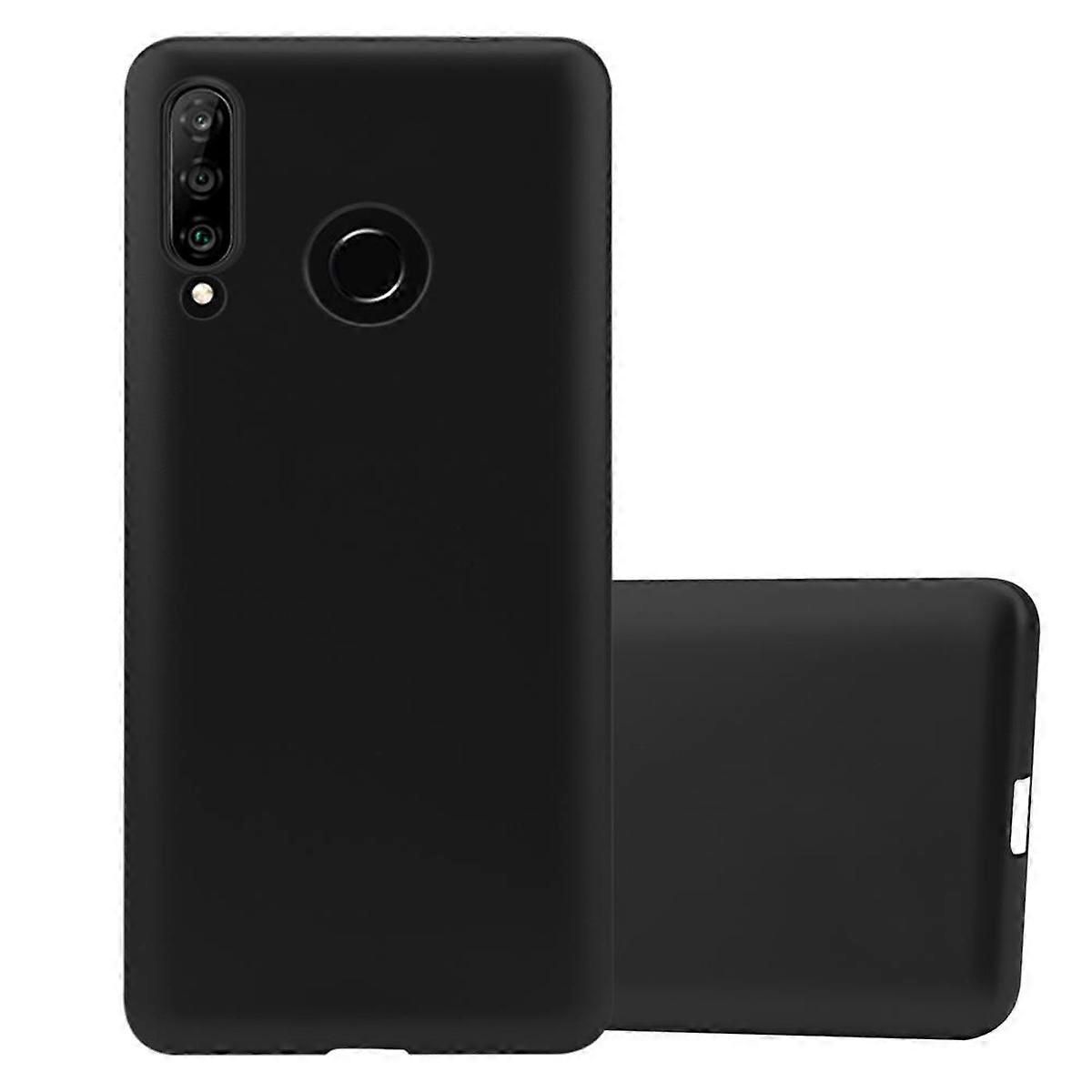 华为 P30 LITE 保护壳 TPU 保护壳 - 哑光金属感设计