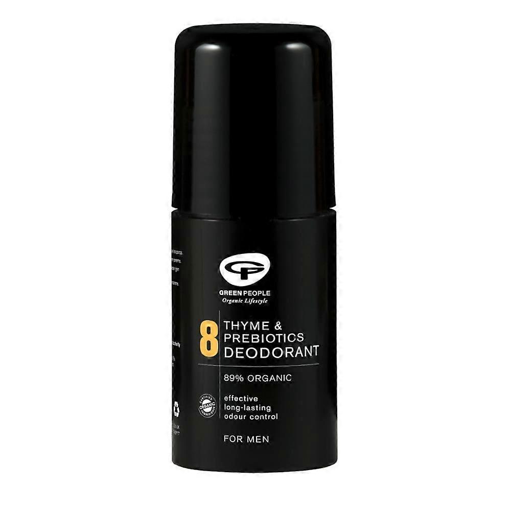 Green People No. 8 Thyme & Prebiotics Deodorant 75ml - 3 Pack