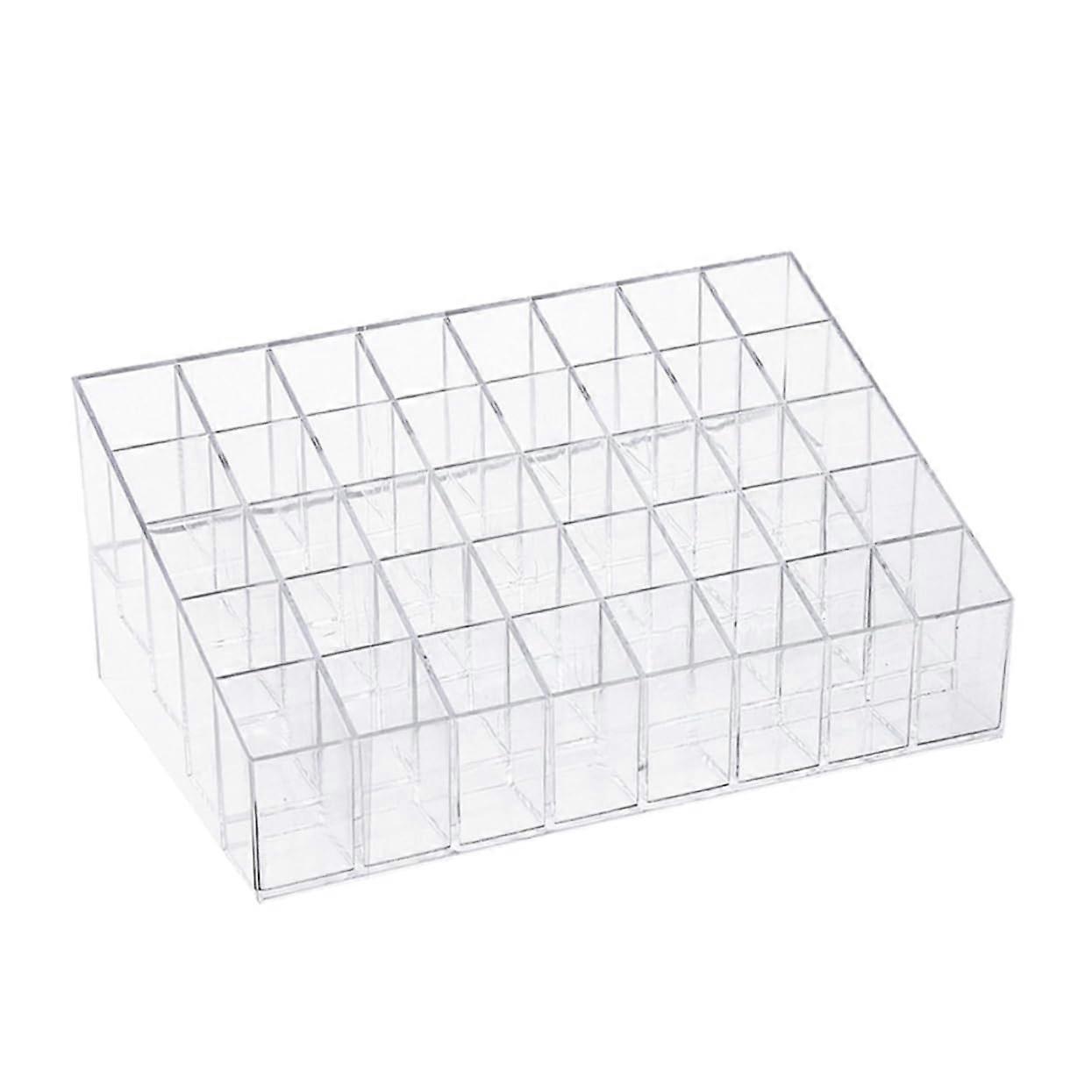 Slot Transparent Lipstick Organizer for Easy Storage and Access