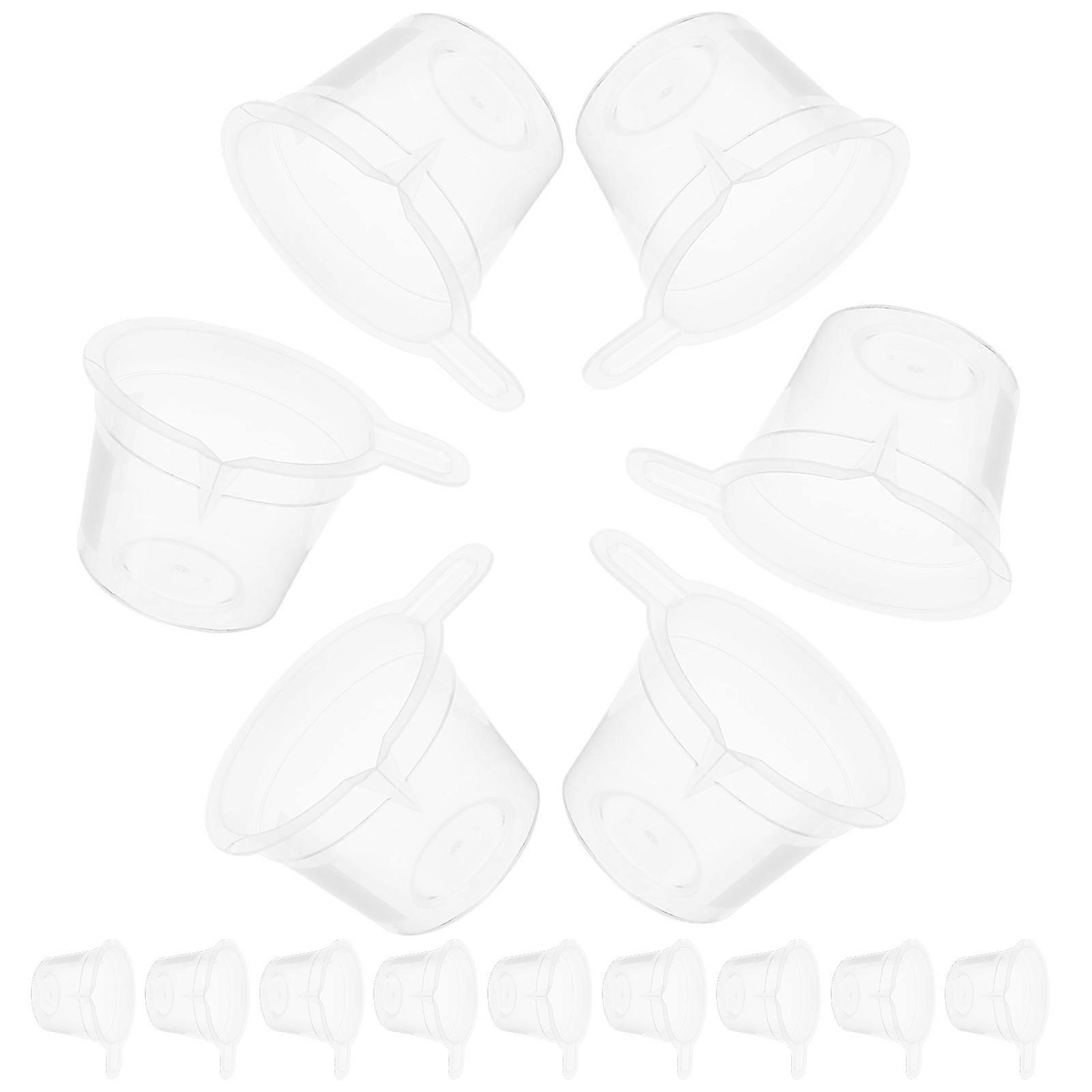 Epoxy Resin Mixing Cups for DIY Craft Projects Transparent Plastic Storage Use 20pcs