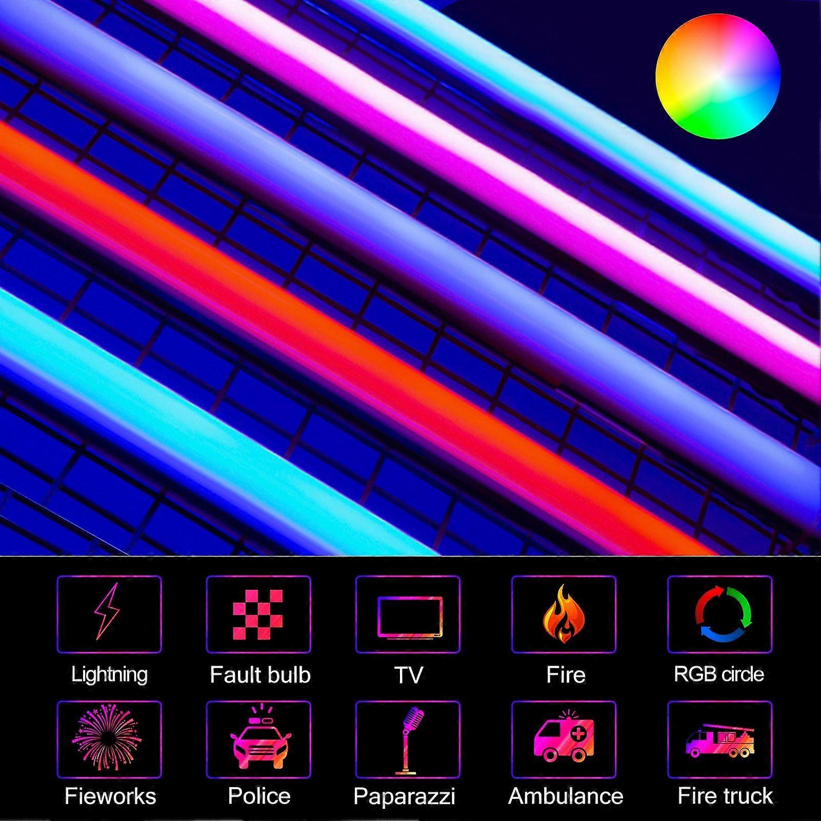 SOKANI X-25 25W RGB Handheld LED Video Light Wand Portable Photography Light Stick with 4 Lighting Modes 2.4G Remote Control LCD Display 2800-10000K C