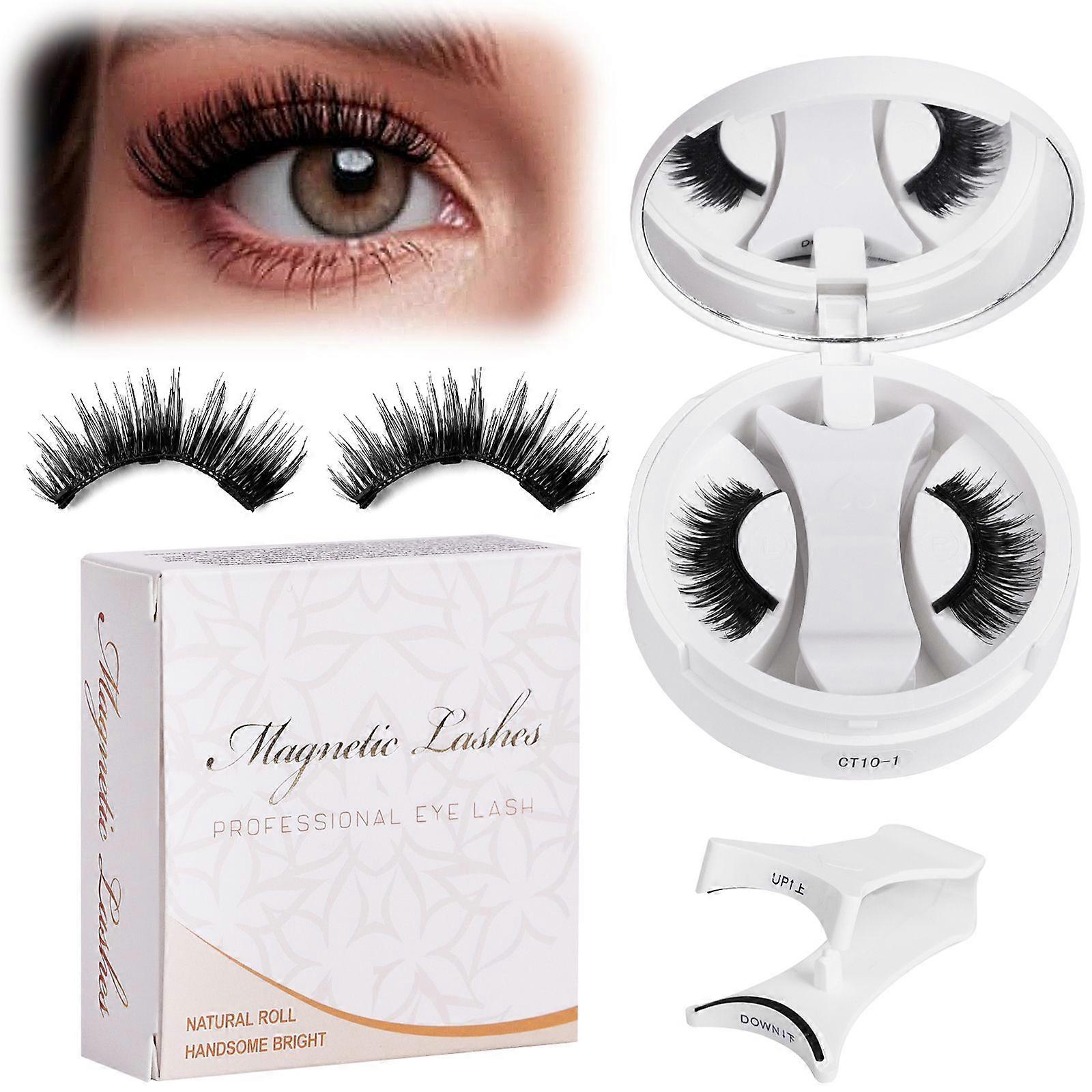 Magnets Magnetic Eyelashes Kit with Applicator Natural Look False Lashes