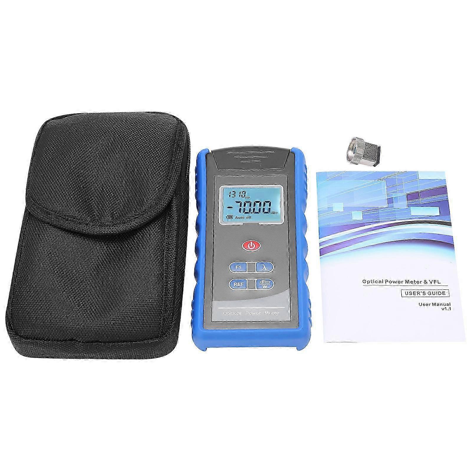 TL550A Optical Power Meter High Accuracy Handheld Fiber Optical Cable Tester with LCD Display -70~+10dBm